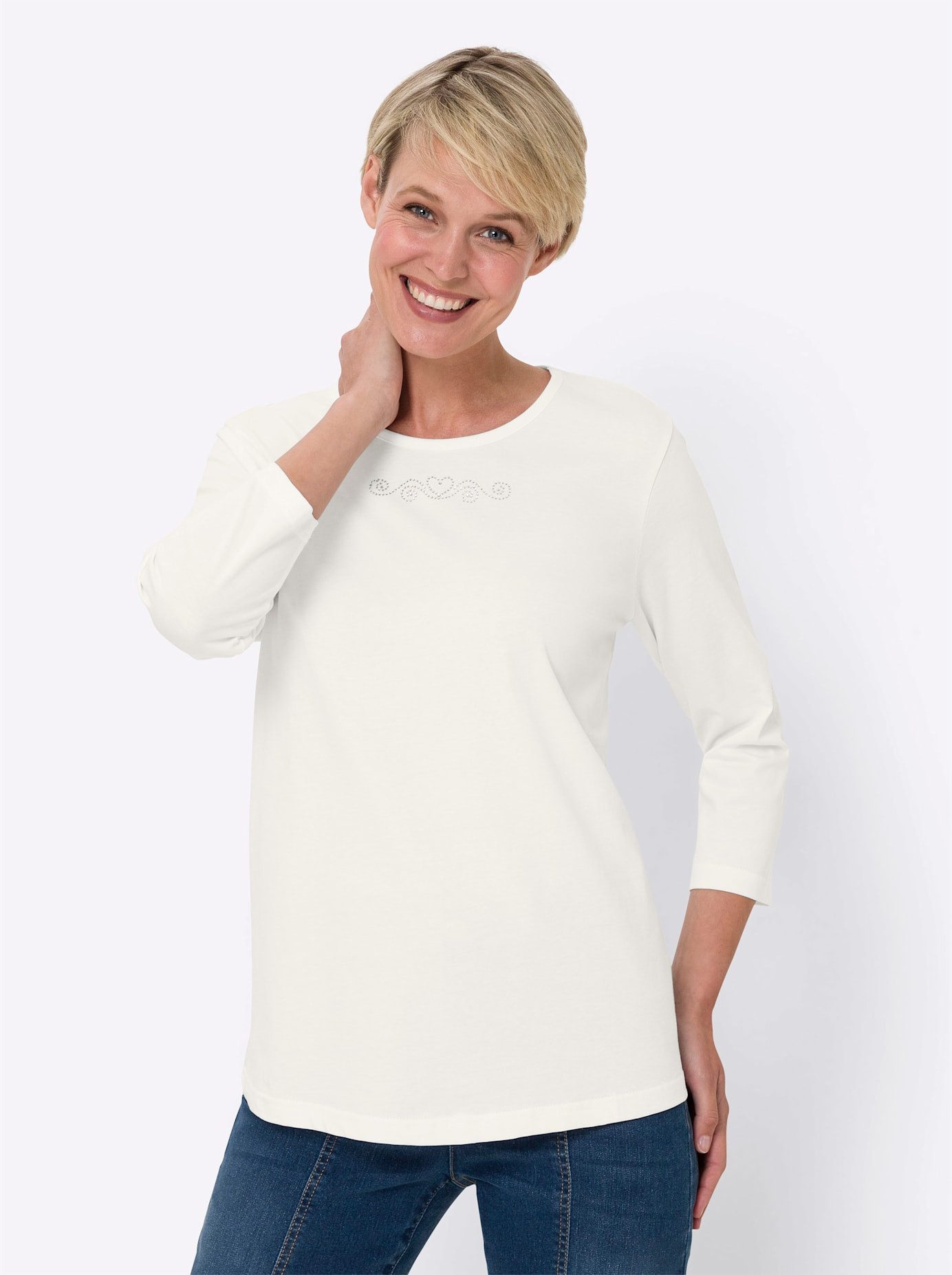 Classic Basics Shirt met 3 4 mouwen Shirt met 3 4-mouwen (1-delig)