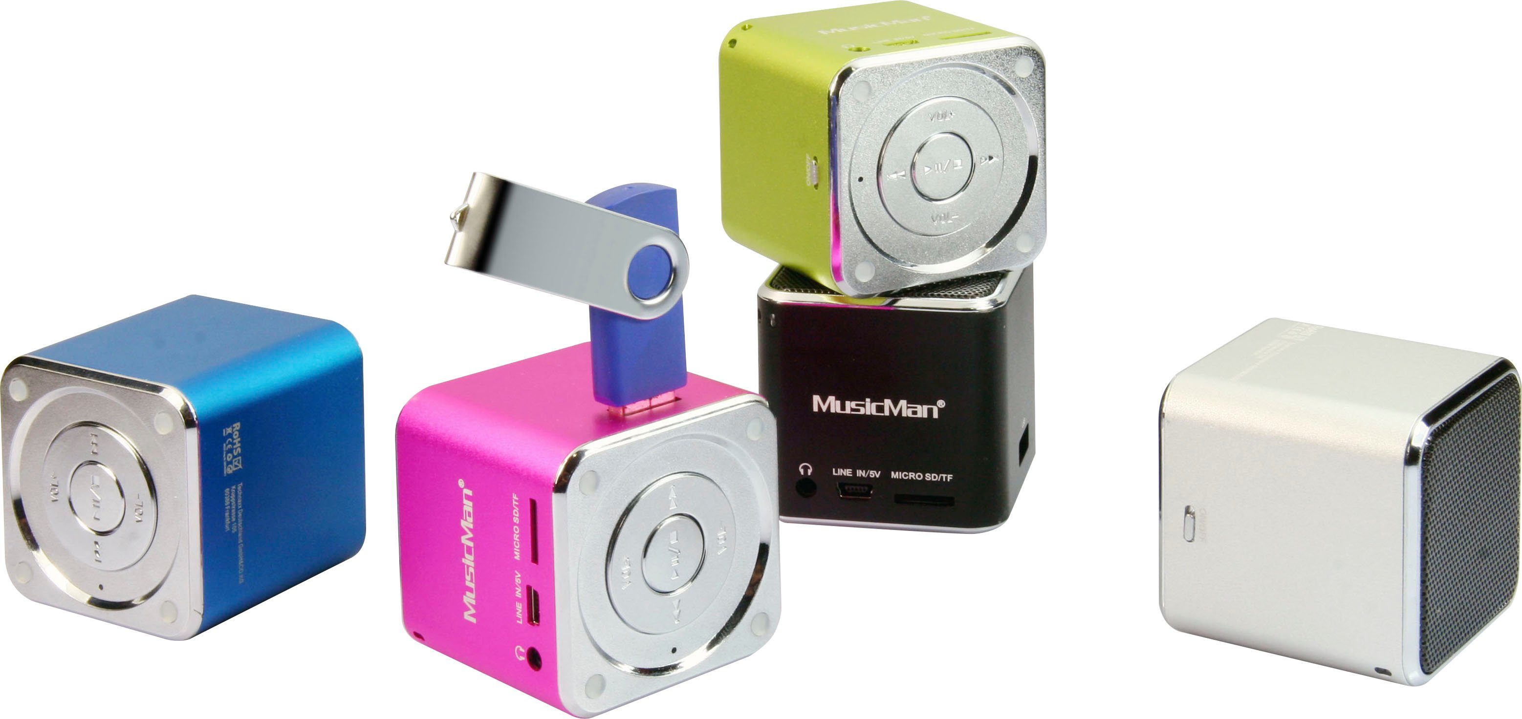 Technaxx Portable luidspreker Mini MusicMan Soundstation (1 stuk)