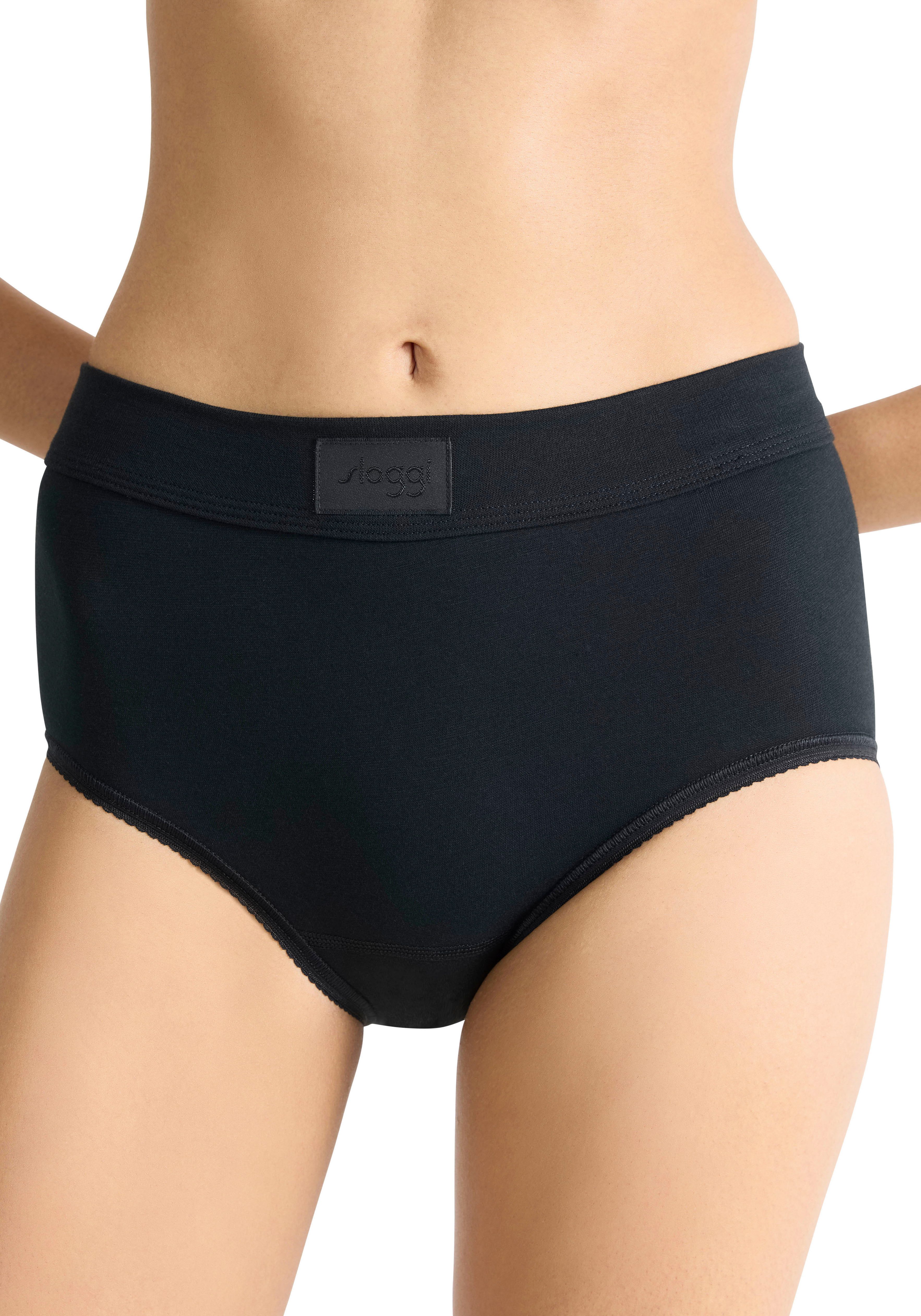 Sloggi Maxislip Double comfort Katoenmix, elastisch, zacht, sportieve look, ademend (2 stuks, Set van 2)