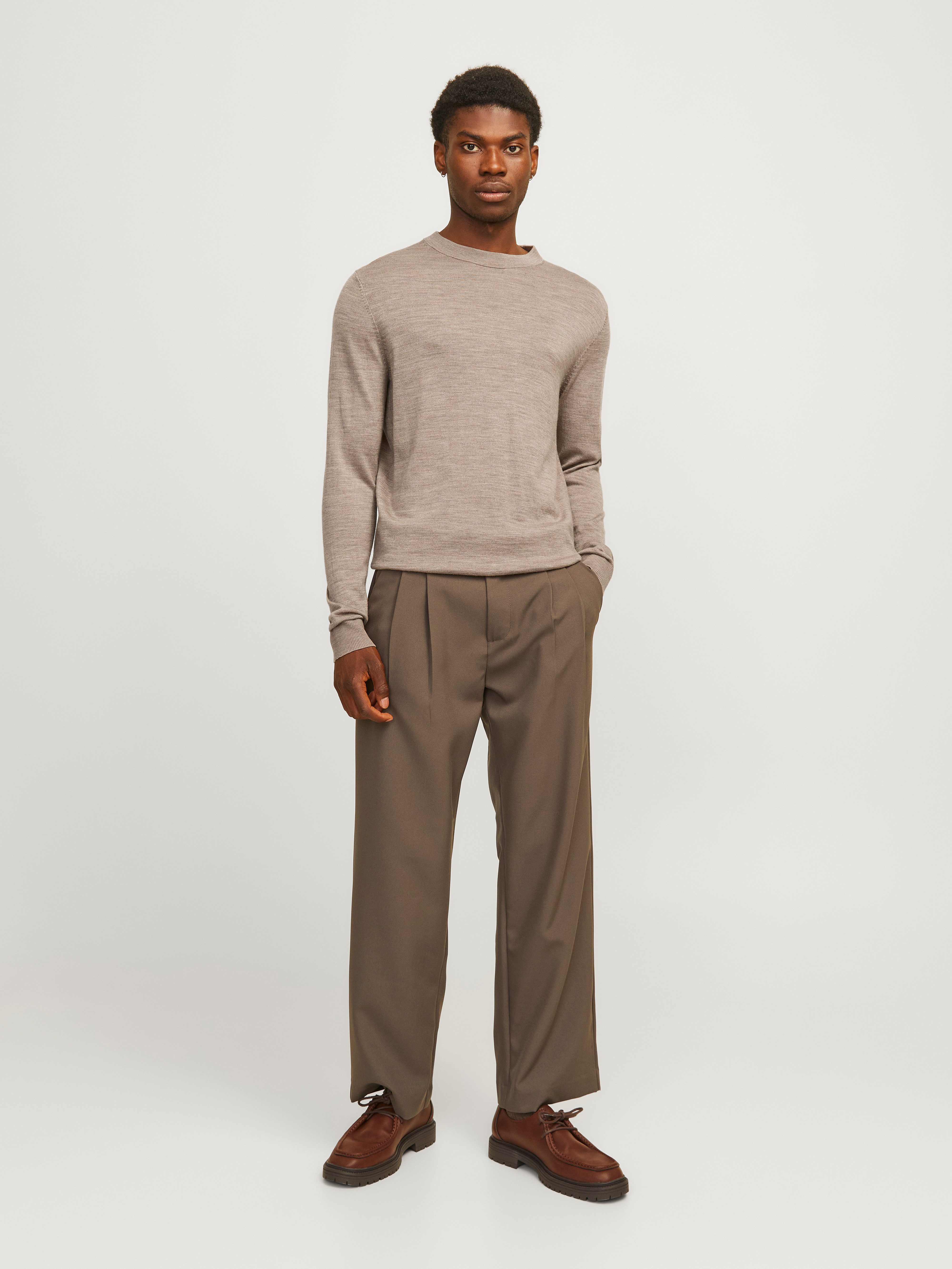 Jack & Jones Trui met ronde hals JPRBLAMARK MERINO KNIT CREW NECK LN
