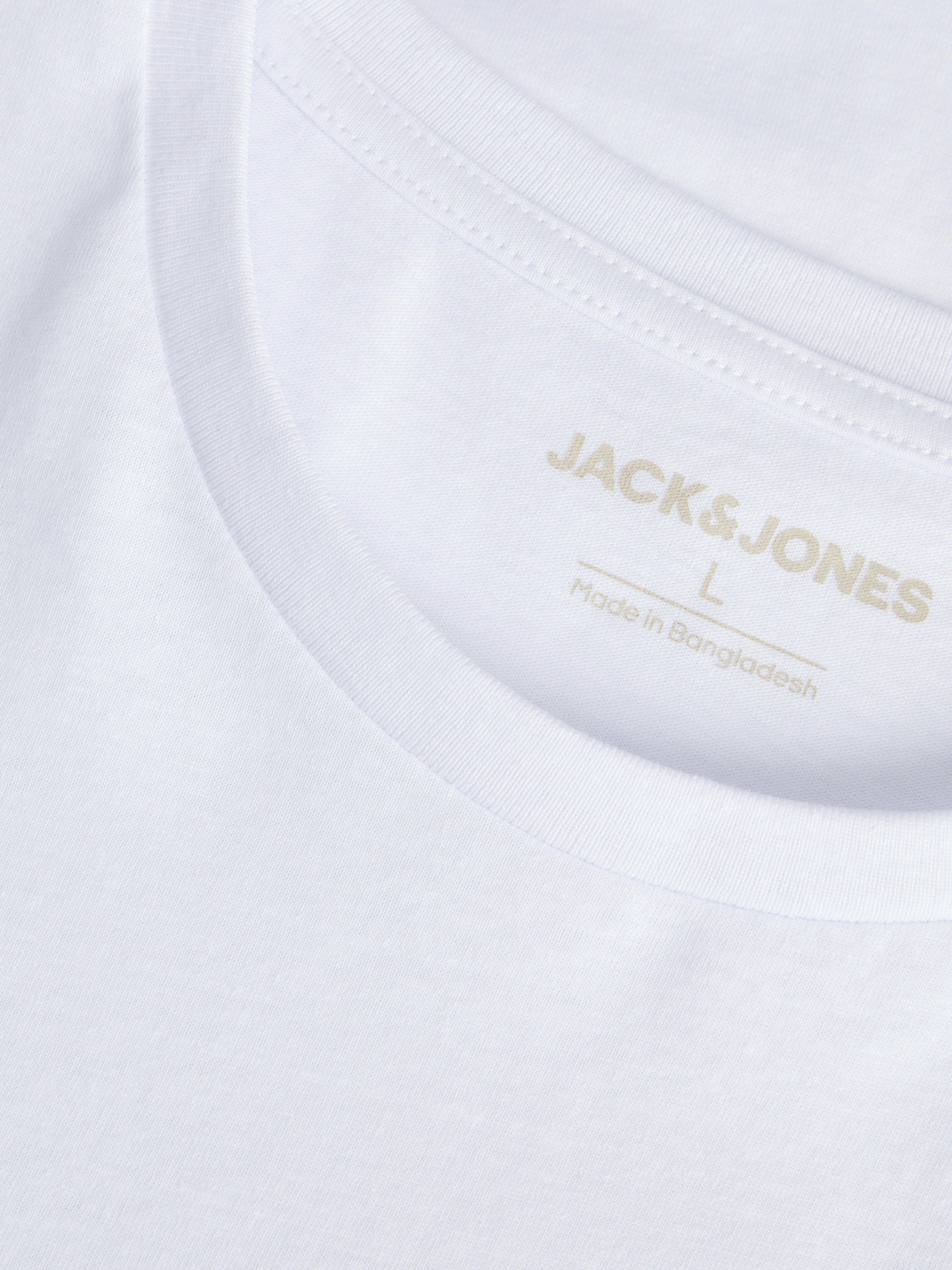 Jack & Jones Shirt met print JJJAXON TEE SS CREW NECK