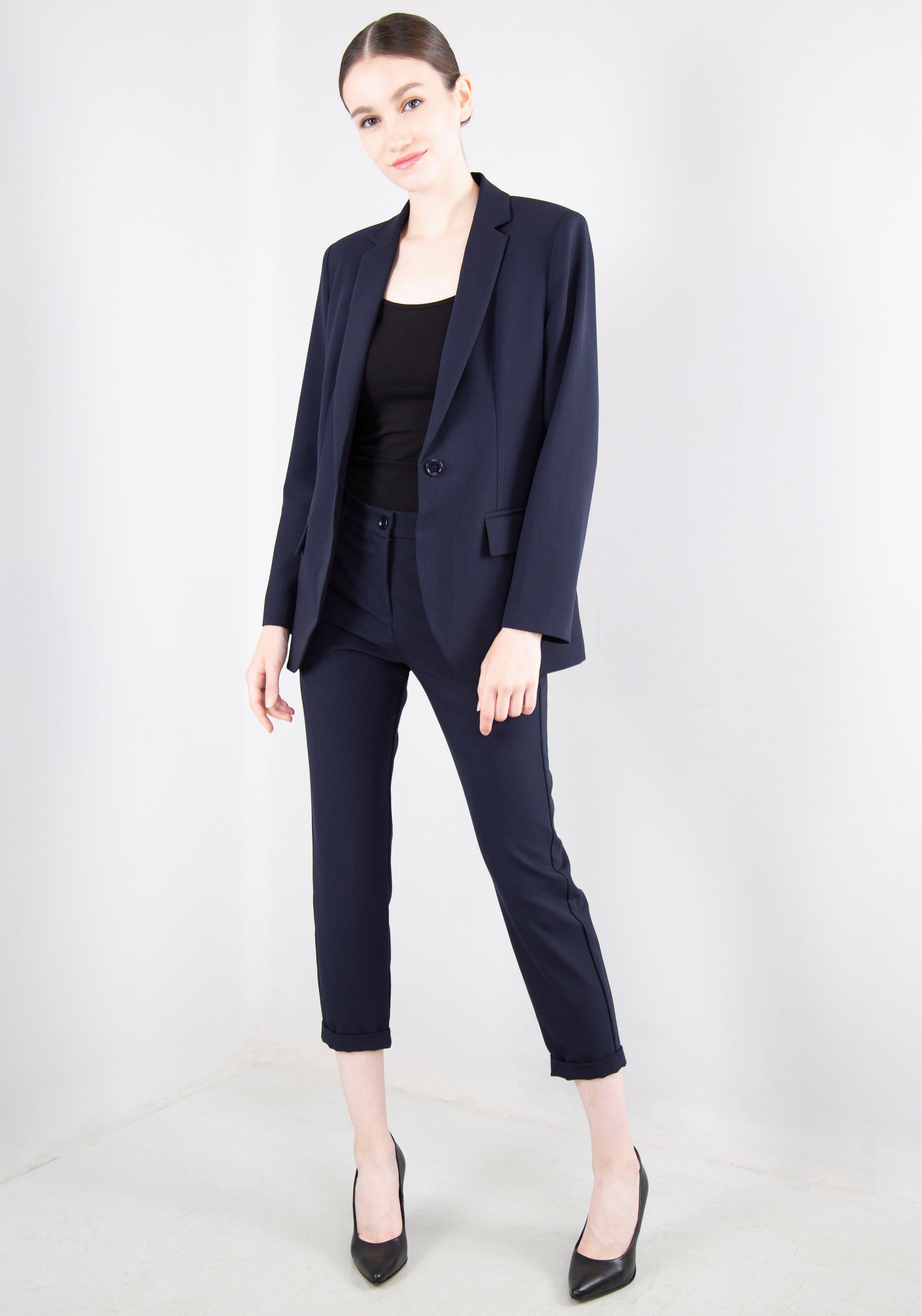 IMPERIAL Pantalon IMP-PTA9CD met omslagzoom
