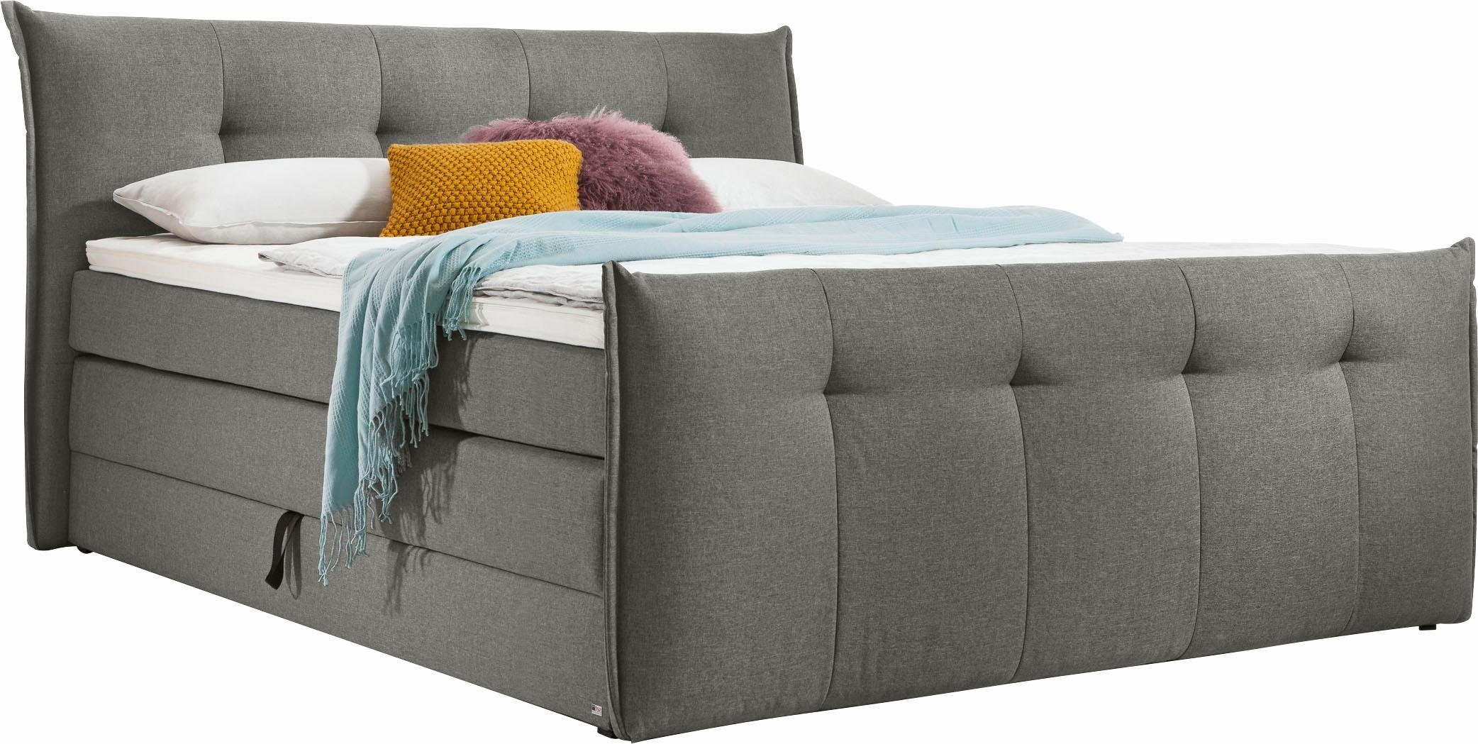 Set one by Musterring Boxspring Florida met bedkist, in 5 ligcomfortvarianten