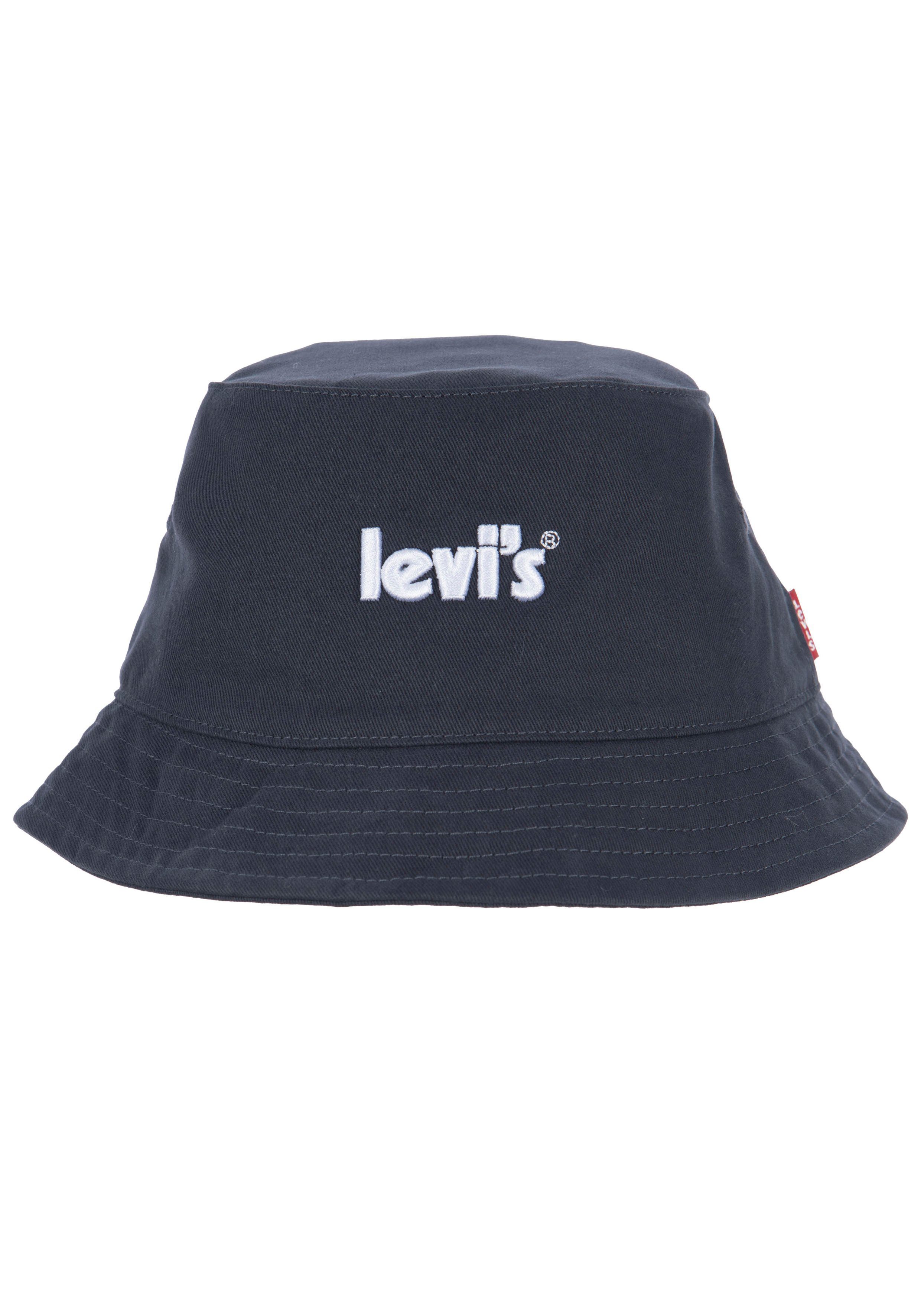 Levi's Kidswear Vissershoed LAN POSTER LOGO BUCKET CAP