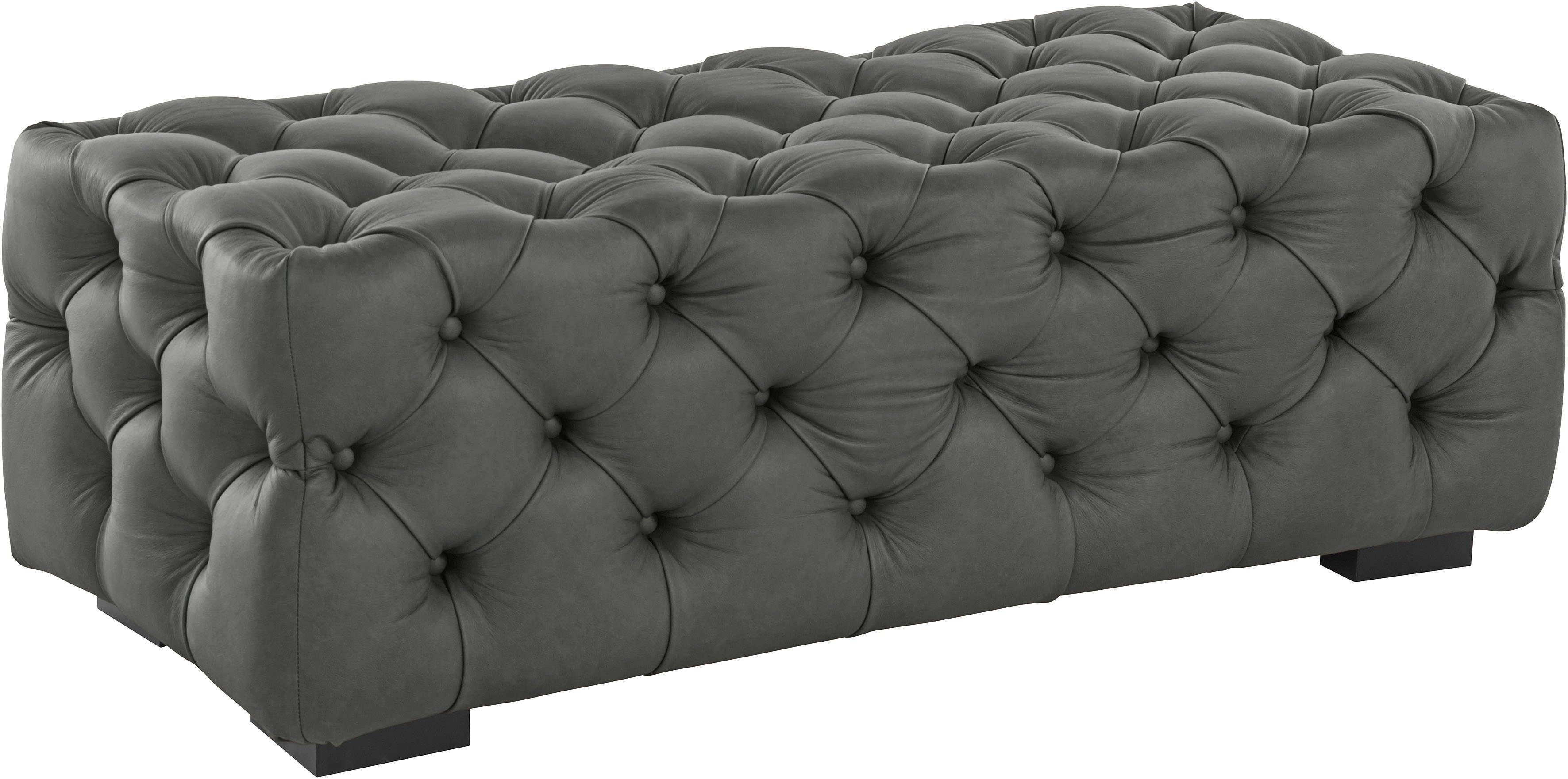 Guido Maria Kretschmer Home&Living Hocker Kalina met klassieke chesterfield-capitonnage