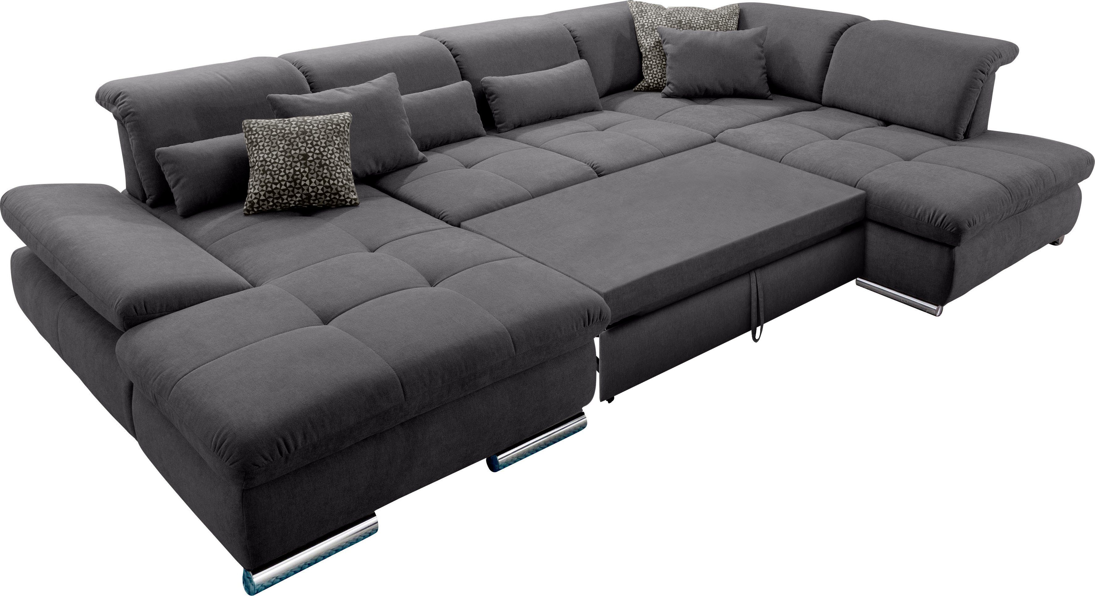 set one by Musterring Zithoek SO 4100 comfortabele pocketvering, incl. hoofdeindeverstelling