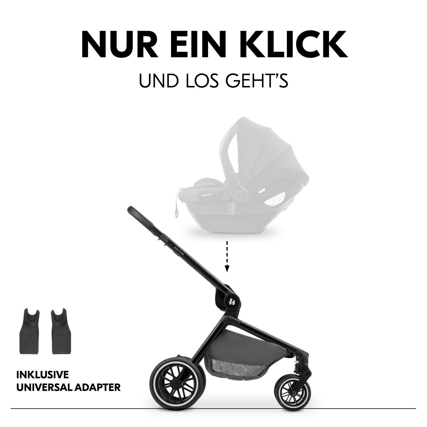 Hauck Combi-kinderwagen Move N Care Set belasting tot 22 kg (set)