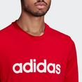 adidas performance t-shirt essentials embroidered linear logo rood