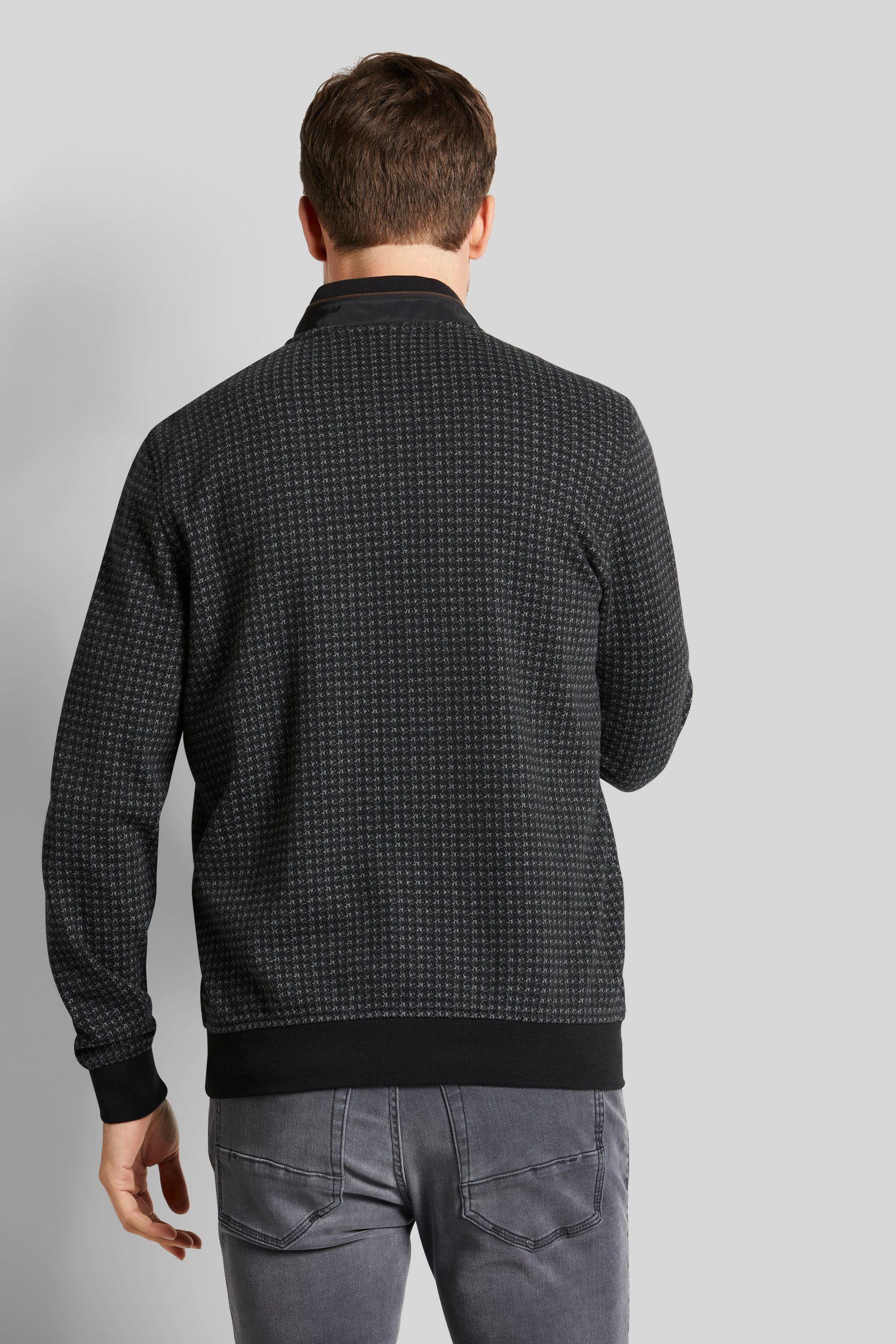 Bugatti Sweatvest met collegkraag