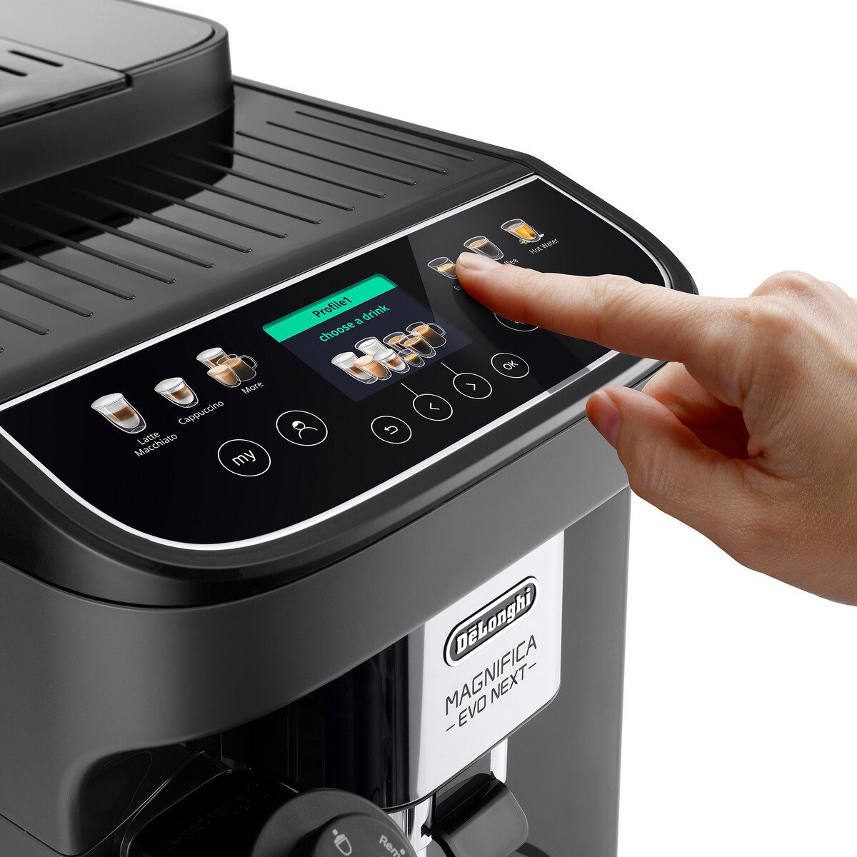 De'Longhi Volautomatisch koffiezetapparaat Magnifica Evo Next ECAM310.60.GB, grau