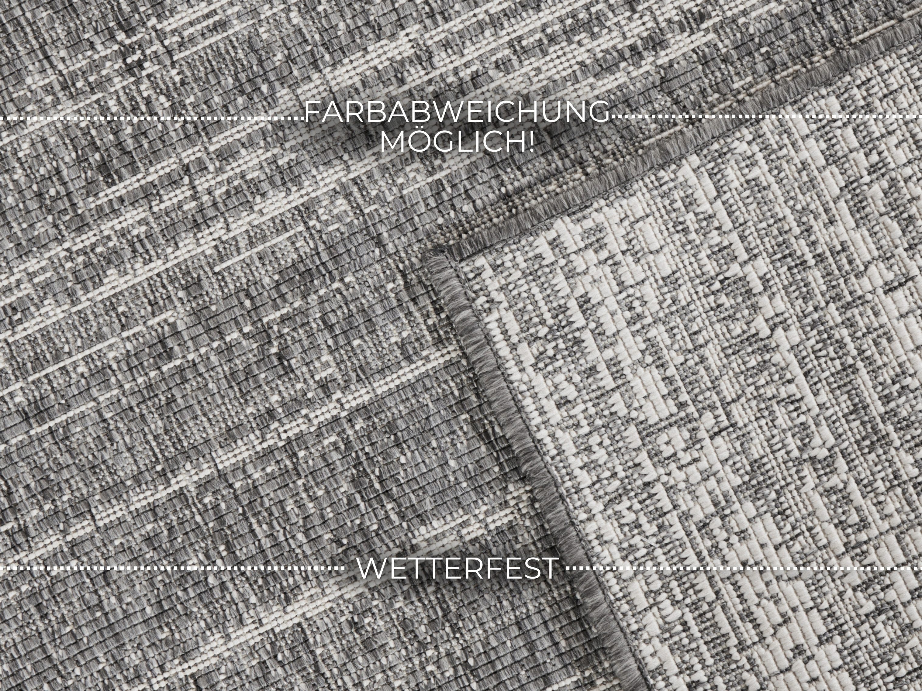 ELLE DECORATION Vloerkleed Mèlange tweezijdig tapijt Vlakweefsel, In-& Outdoor, Modern, tweezijdig, balkon, woonkamer