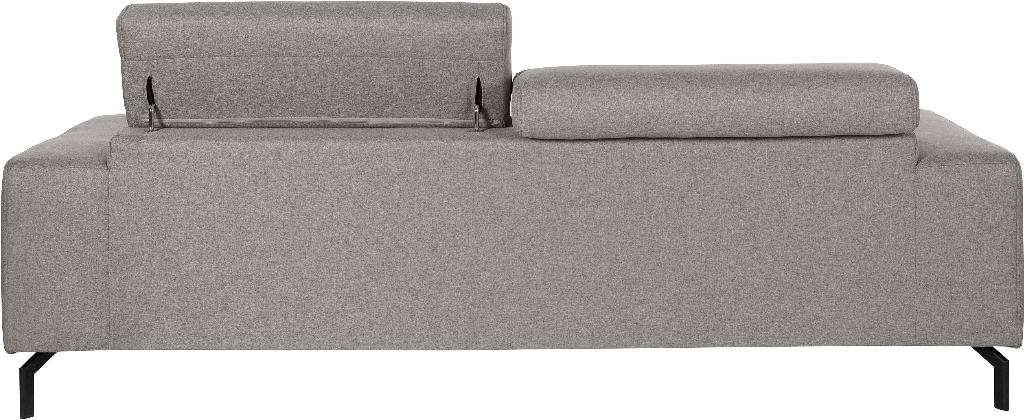 DOMO collection 2,5-zitsbank Cunelli tijdloos en elegant, moderne zitnaden als designelement,