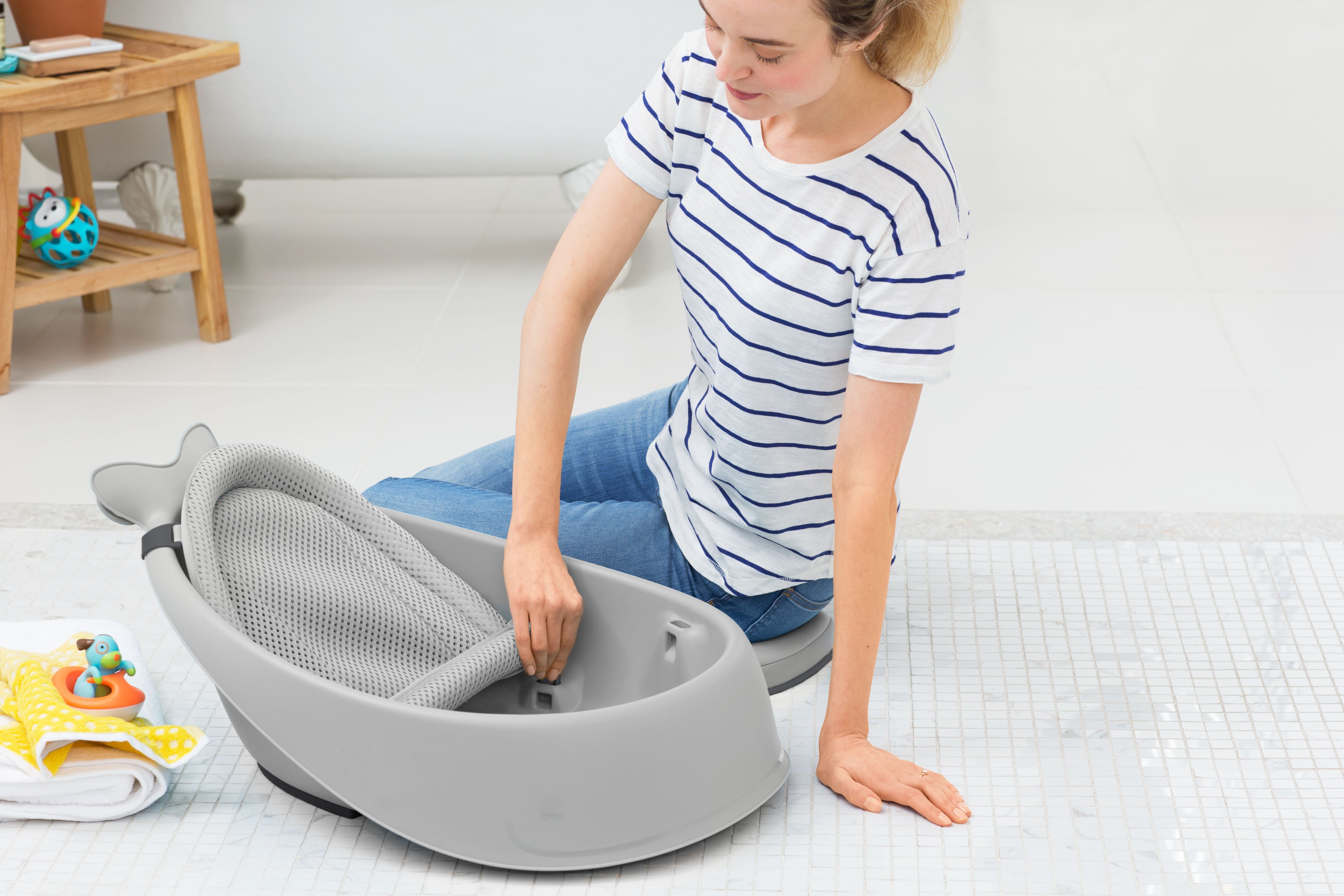 Skip Hop Babybadje Moby, grijs