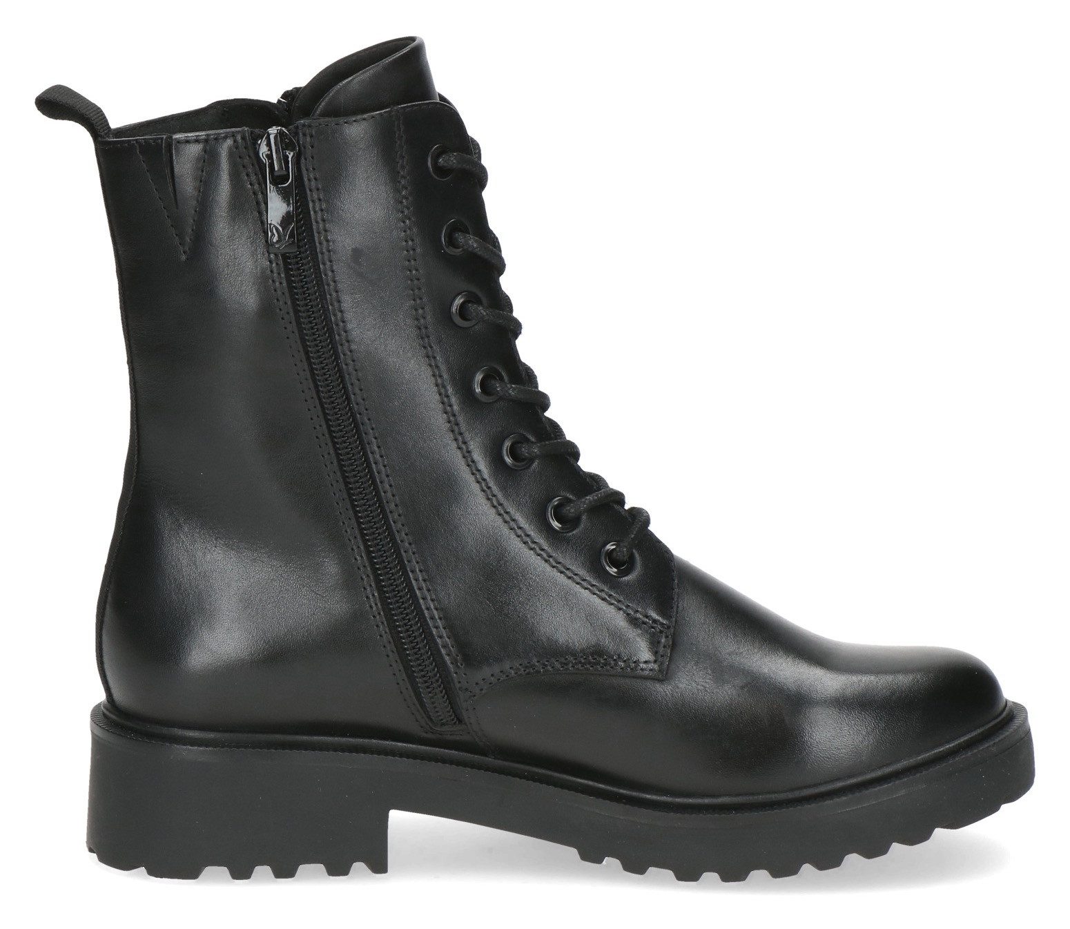Caprice Laarsjes , blokhak, veterschoenen, veterschoenen, twee ritsen