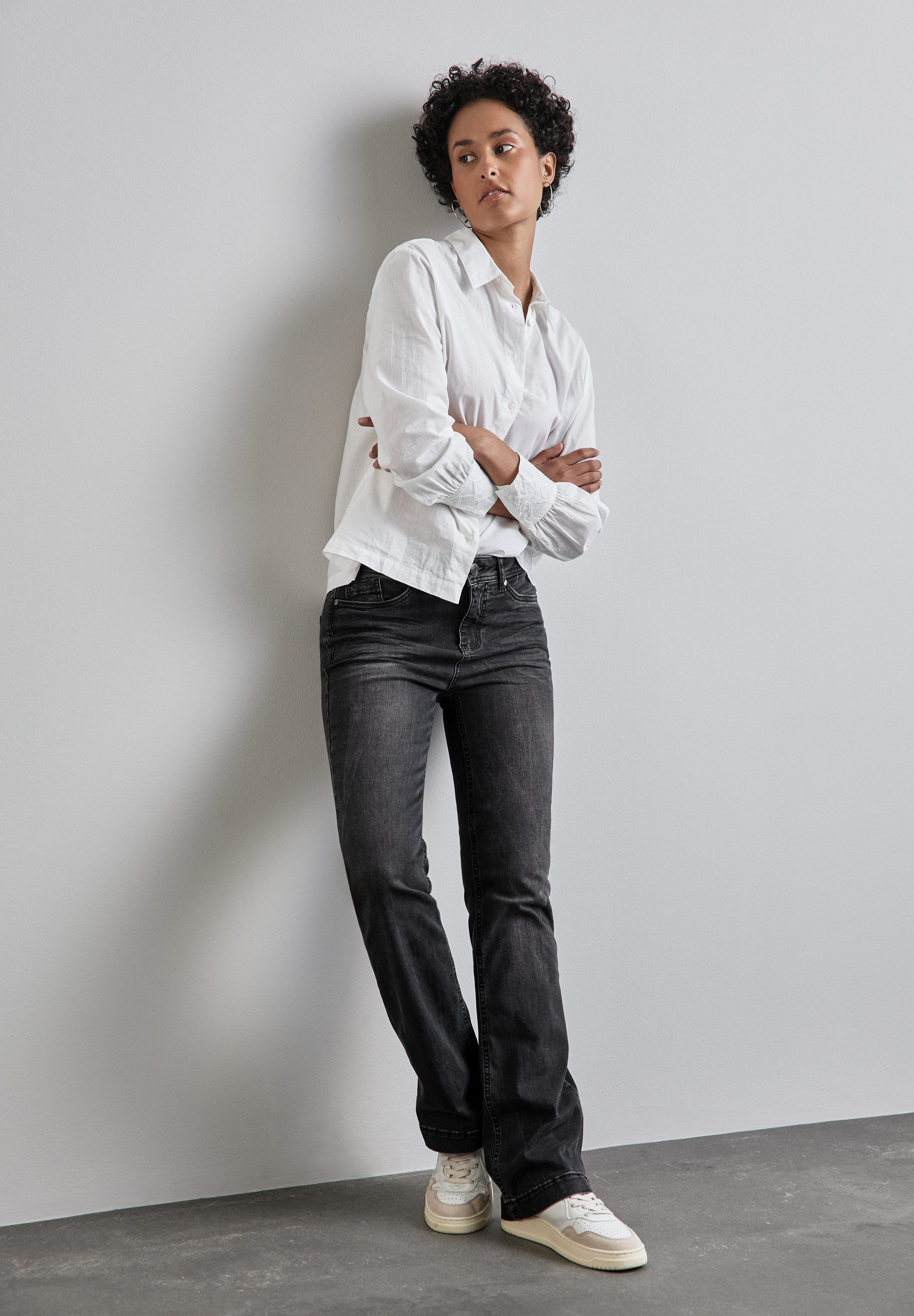 STREET ONE Slim fit jeans met stretch