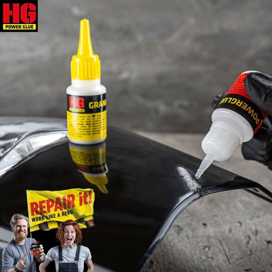 HG Lijm PowerGlue Professionele XXL-koffer, de lasnaad uit de fles