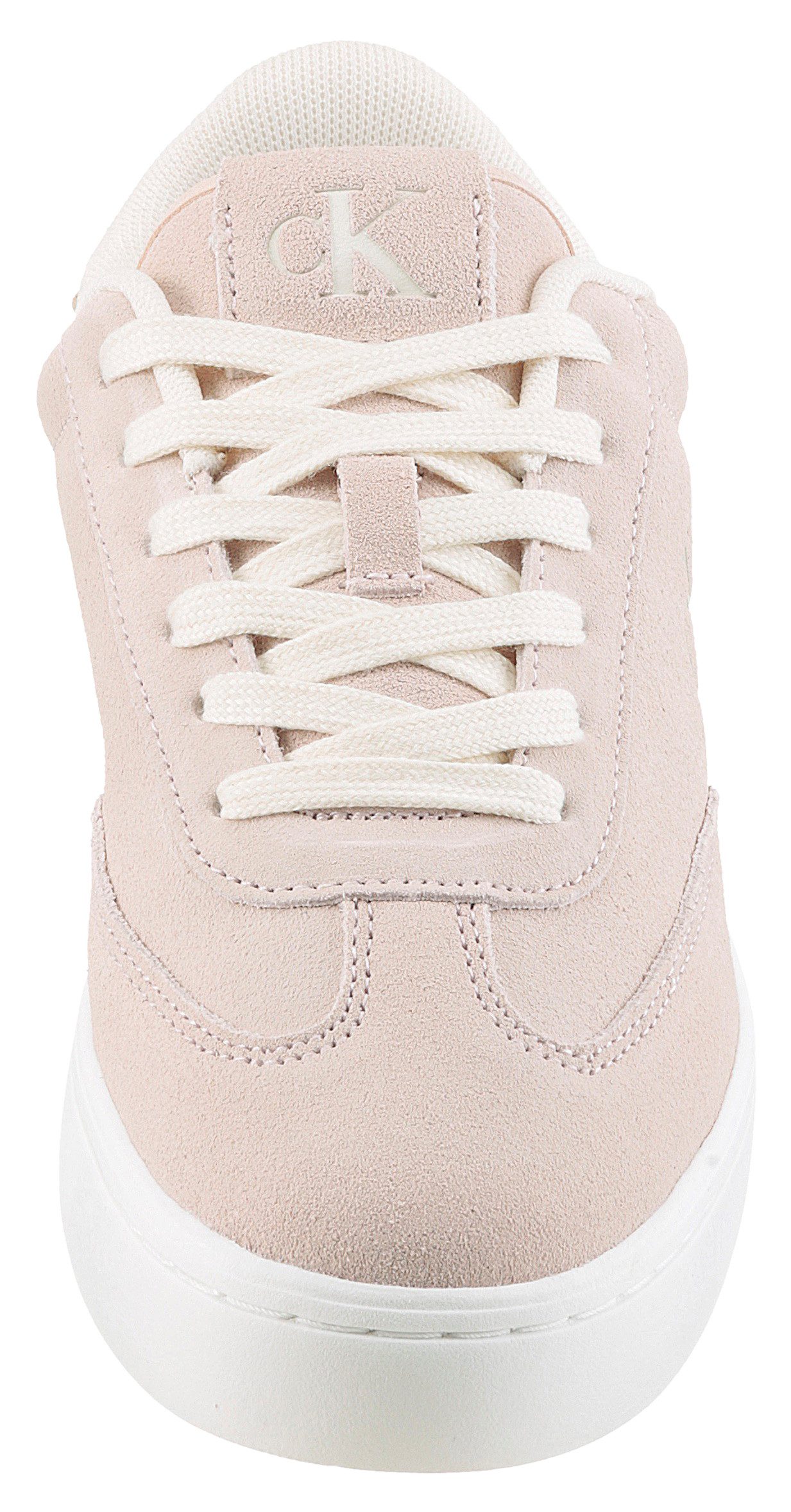 Calvin Klein Plateausneakers CLASSIC CUPSOLE LACEUP WT WM , veterschoen, vrijetijdsschoen, basket-sneaker, lage schoen met logo