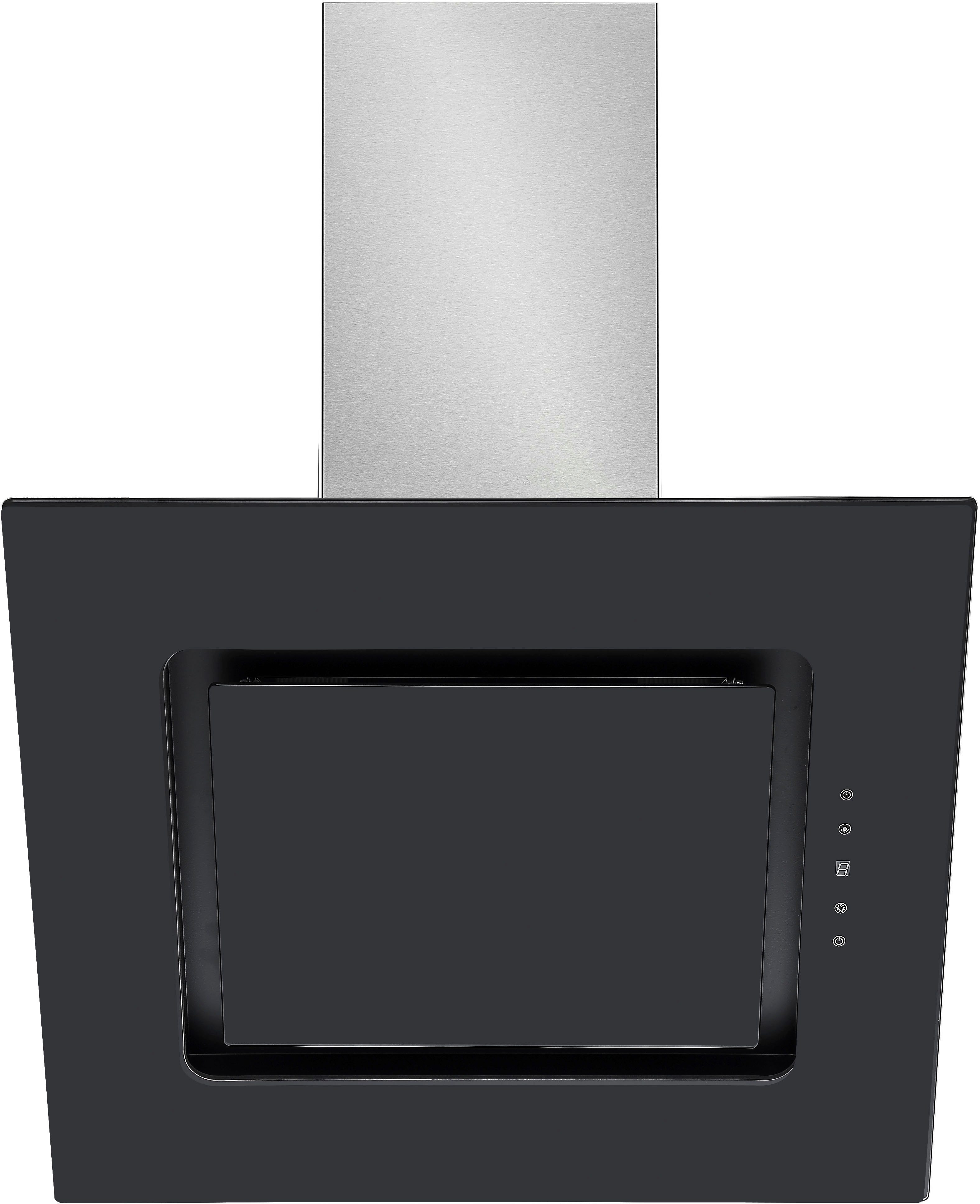 RESPEKTA Schuine wandkap CH 99040-60S 60 cm, 3 vermogensniveaus, touch control, timer, geschikt voor afzuiging en recirculatie
