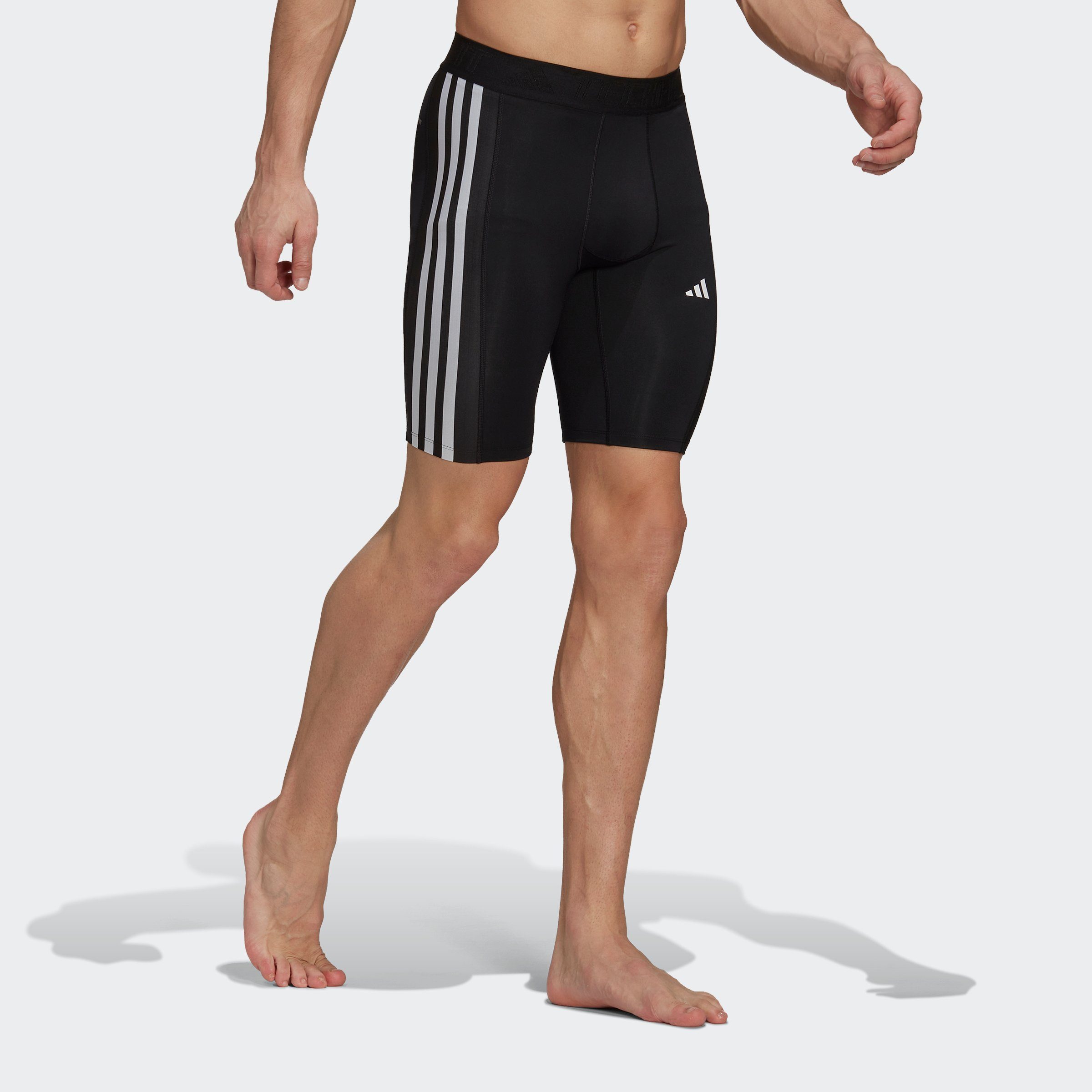 adidas Performance Short TECHFIT 3STREPEN TRAINING KURZE TIGHT (1-delig)