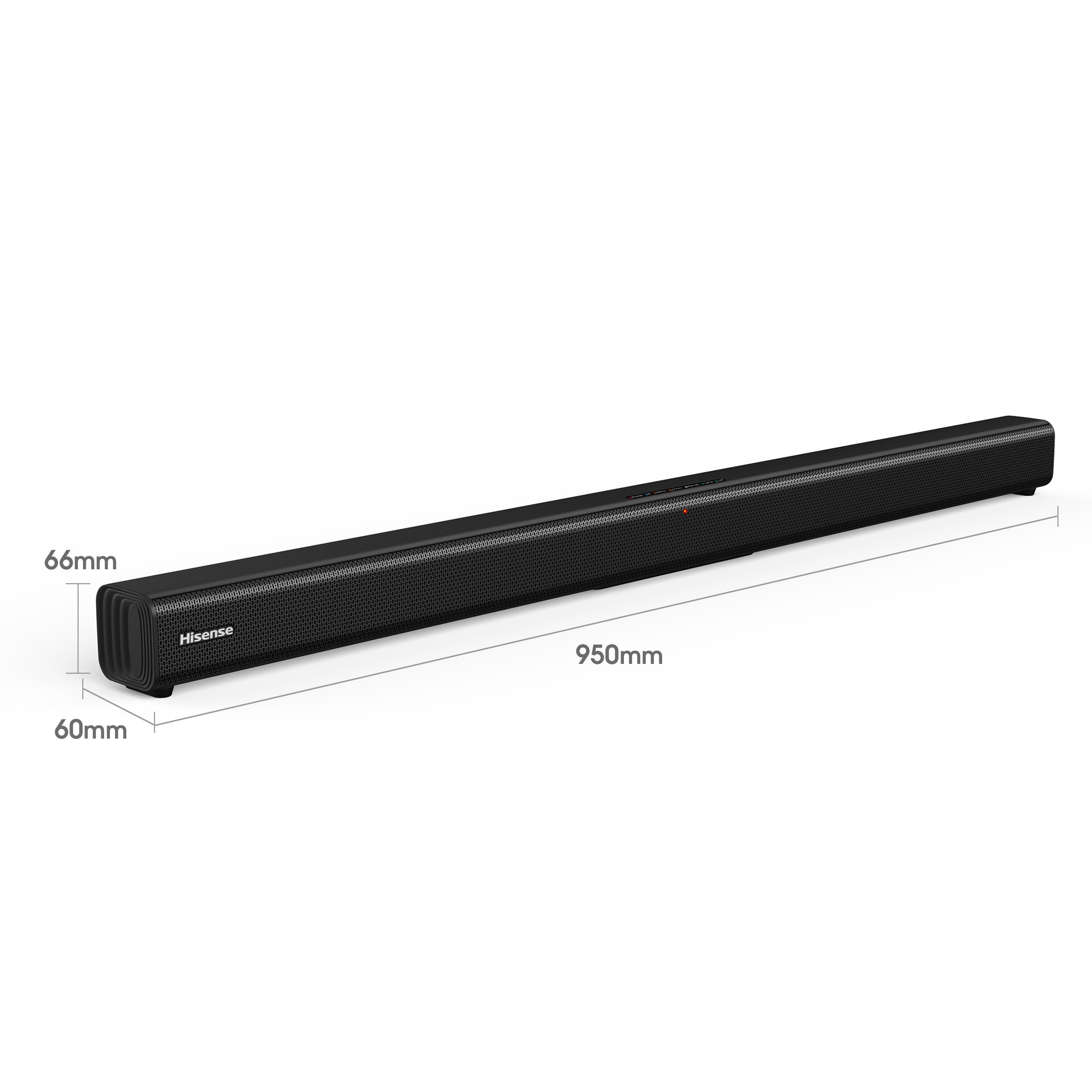Hisense Soundbar Hisense HS205G 2.0 Kanal Soundbar, 120 Watt, schwarz