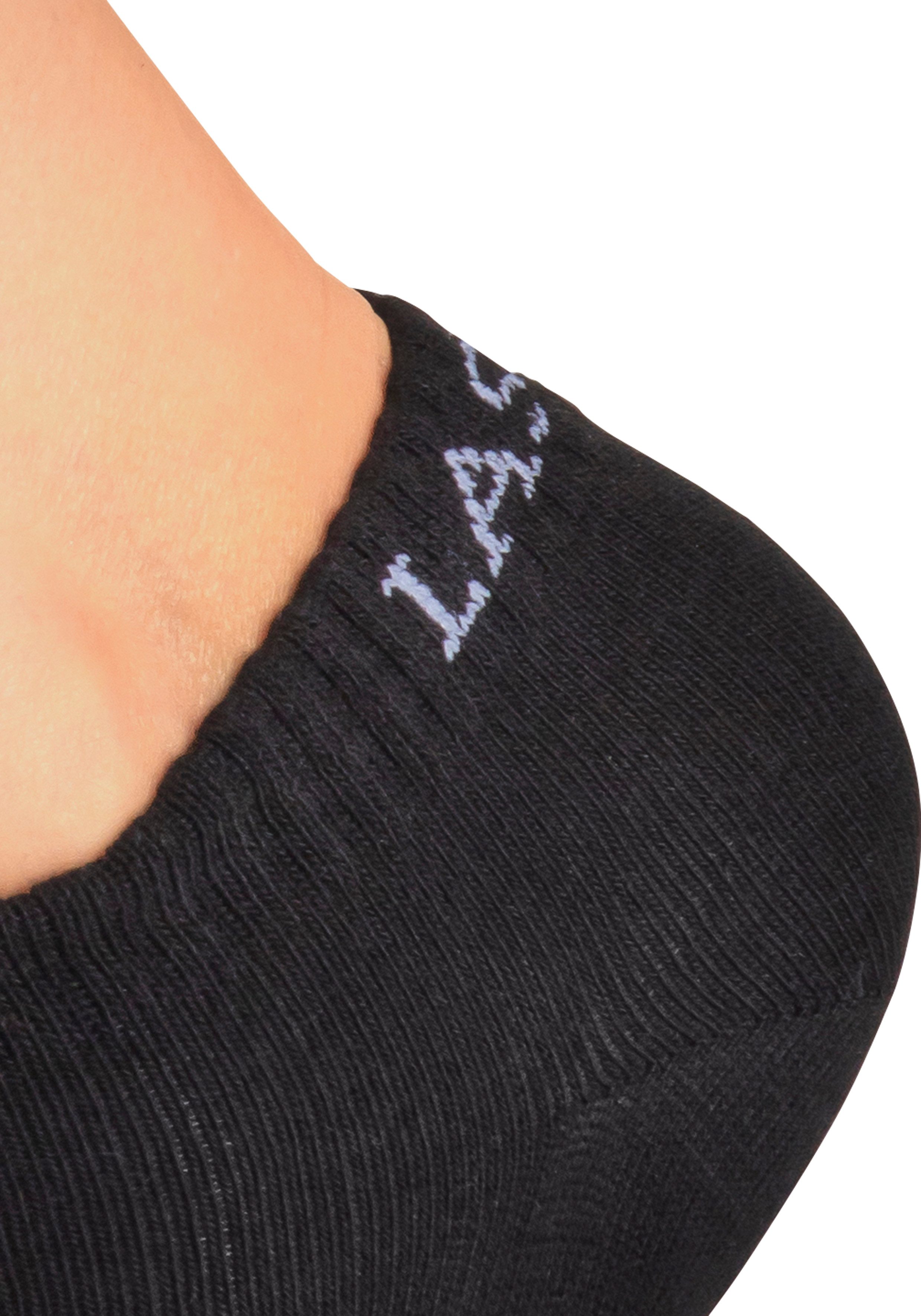active by Lascana Sneakersokken met ingebreid merklogo (set, 6 paar)