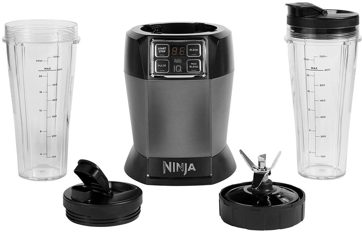 NINJA Smoothie-maker BN495EU incl. 2 x 0,7 l beker & bekerdeksel met schenktuit, met auto-iq