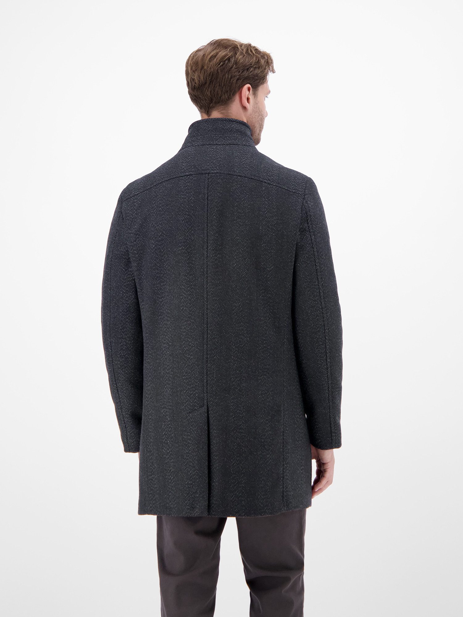 Lerros Wollen jas LERROS Heren-Mantel in wollook