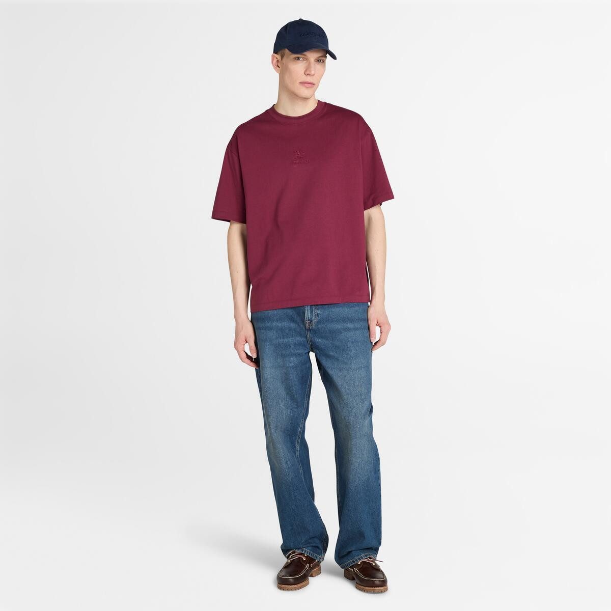 Timberland T-shirt HAMPTHON Tonal Stack Logo Tee (1-delig)
