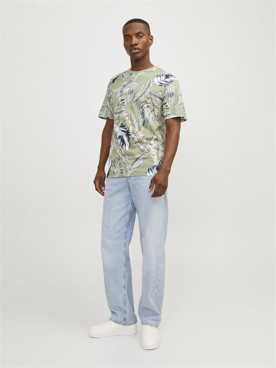 Jack & Jones T-shirt JJEJEFF AOP TEE SS SN