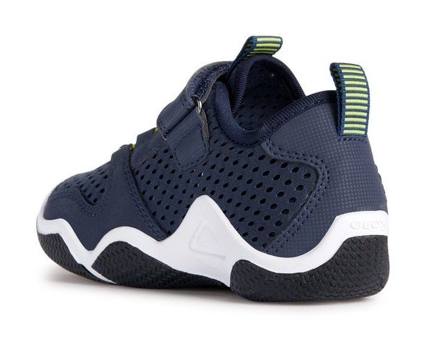 Geox Sneakers JR WADER A met geox speciale membraan, vrijetijdsschoen, lage schoen, veterschoen