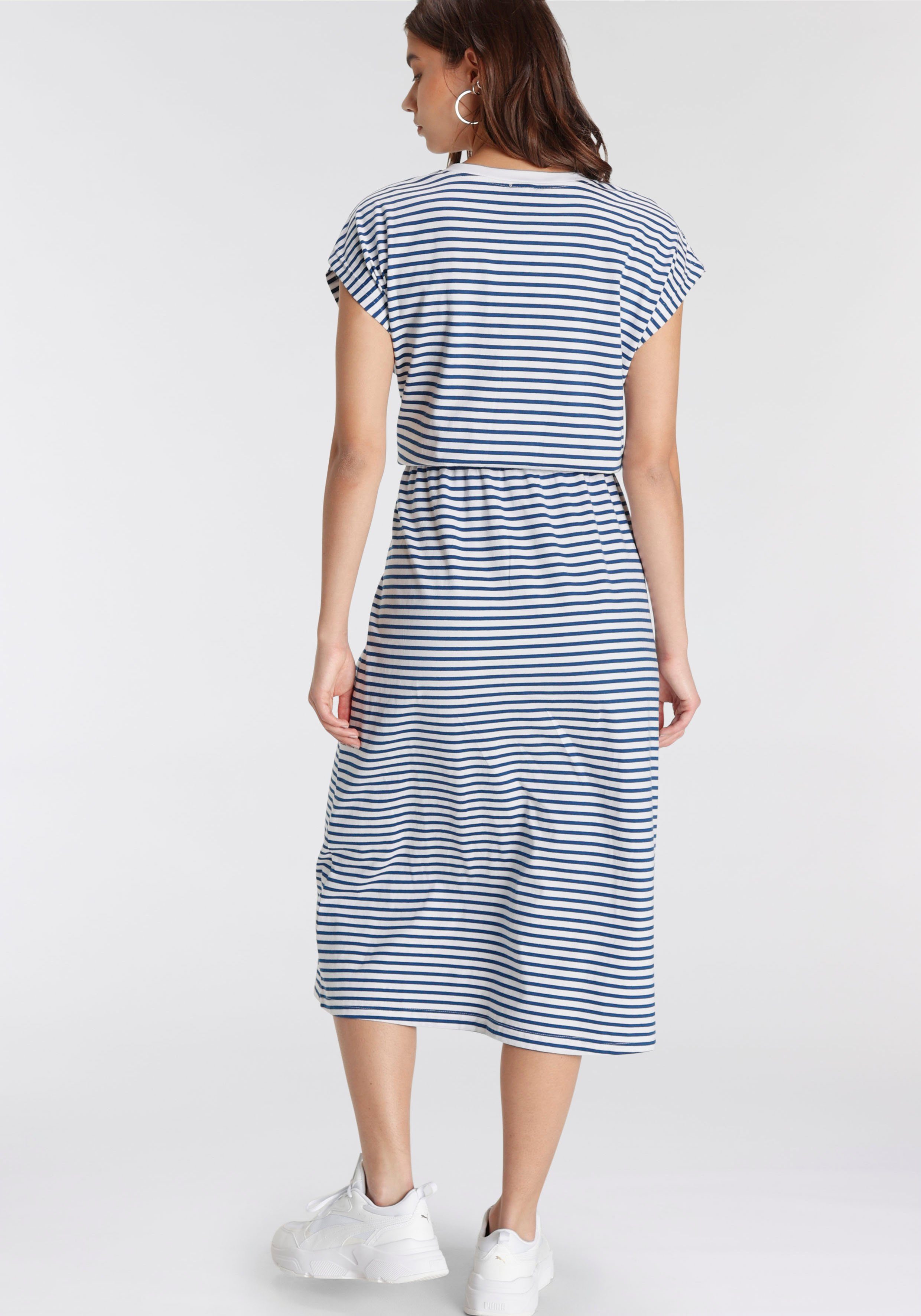 Laura Scott Midi-jurk met elastiek in de taille