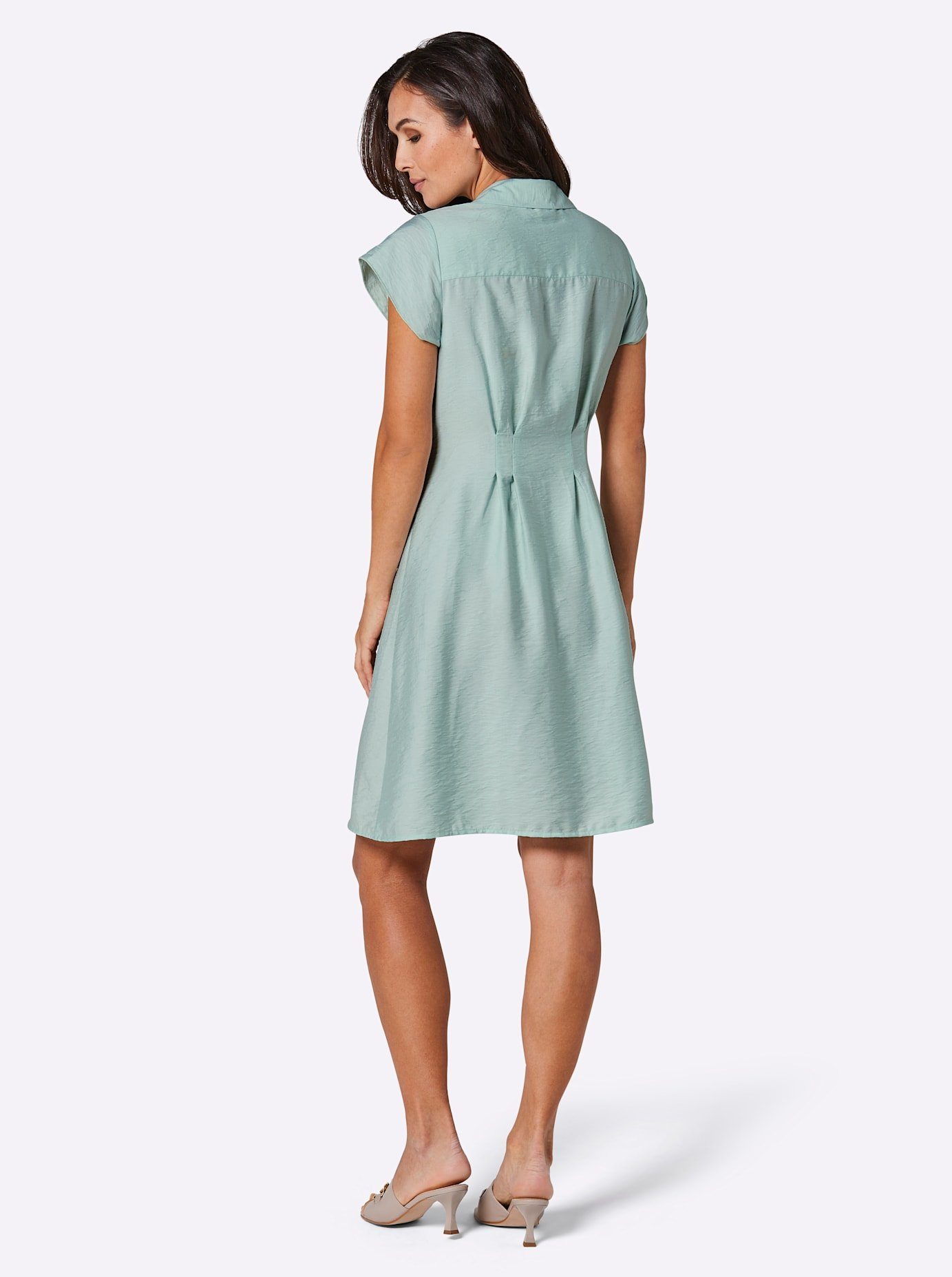 CREATION L PREMIUM Jurk met overhemdkraag Modal-jurk