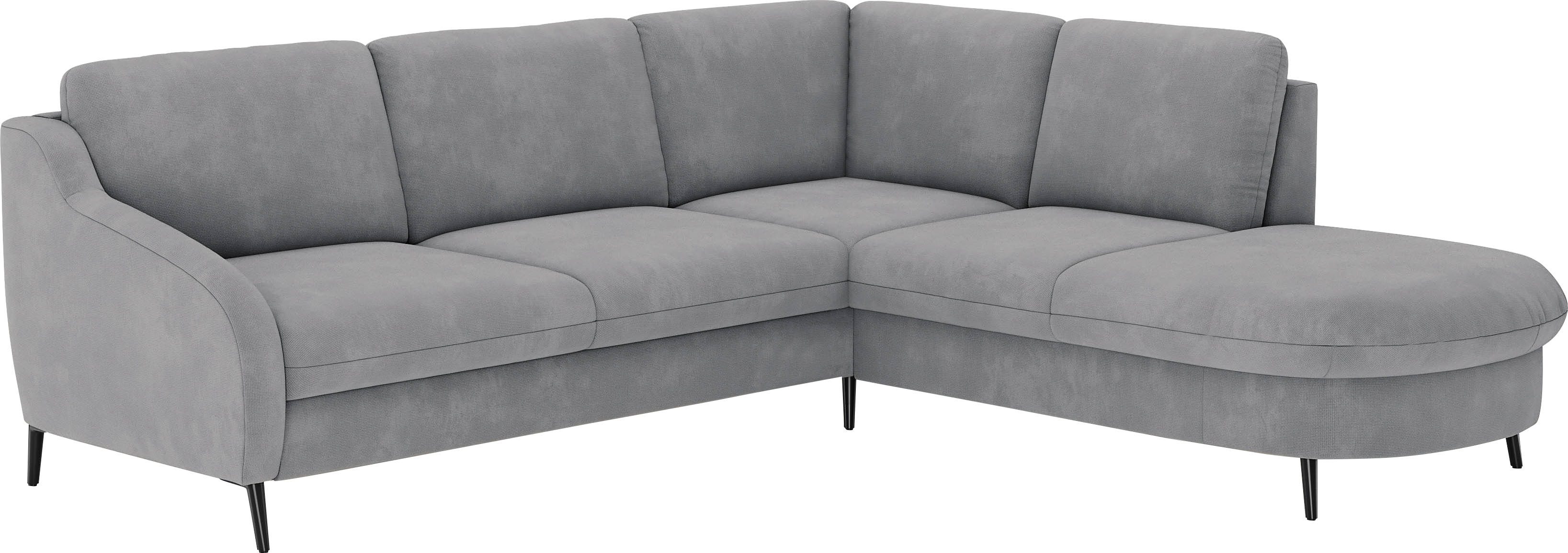 sit&more Hoekbank Soul L-vorm optioneel met bedfunctie en bedlade of lade