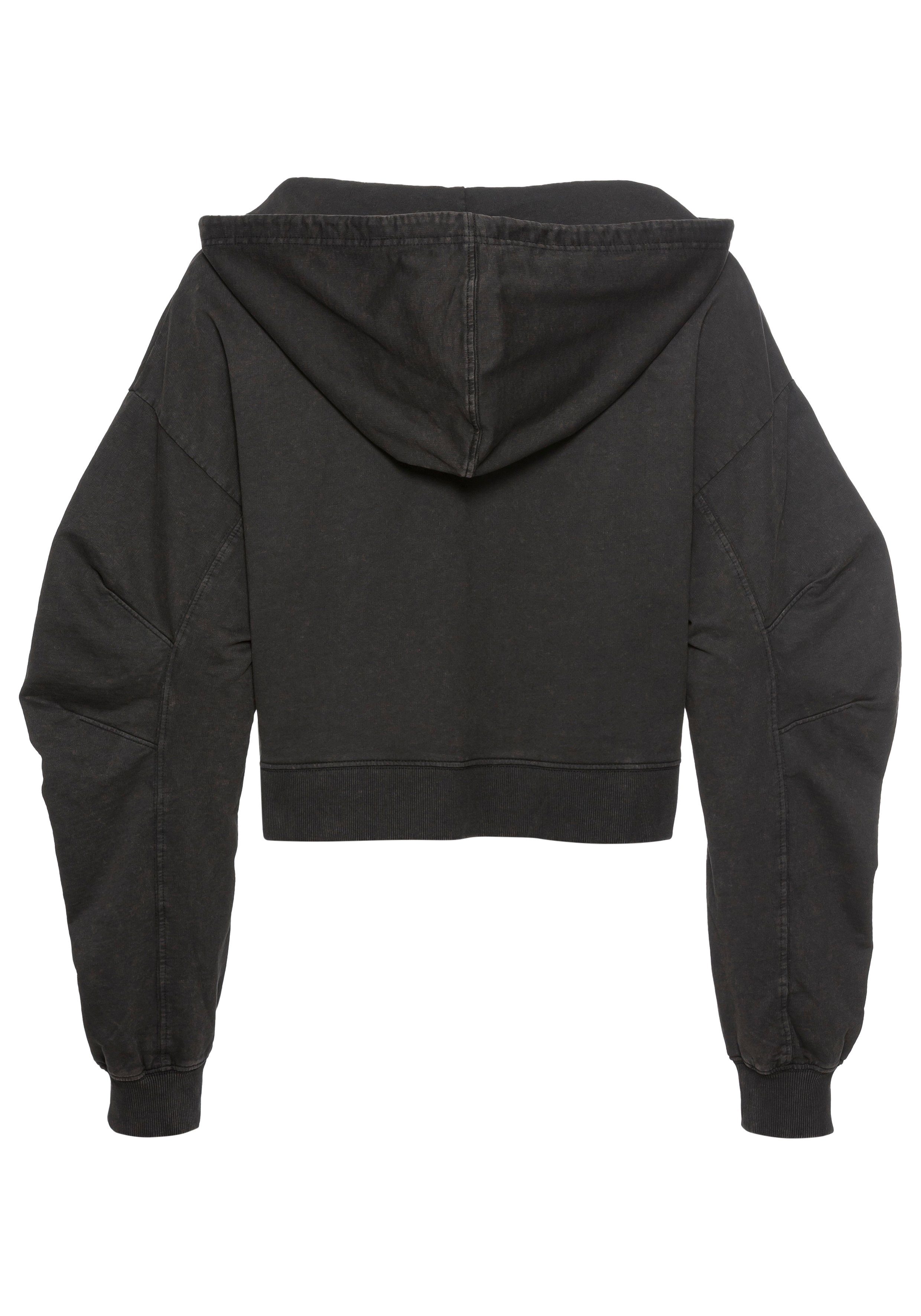 Buffalo Hoodie Capuchontrui in used-look, loungewear (1-delig)