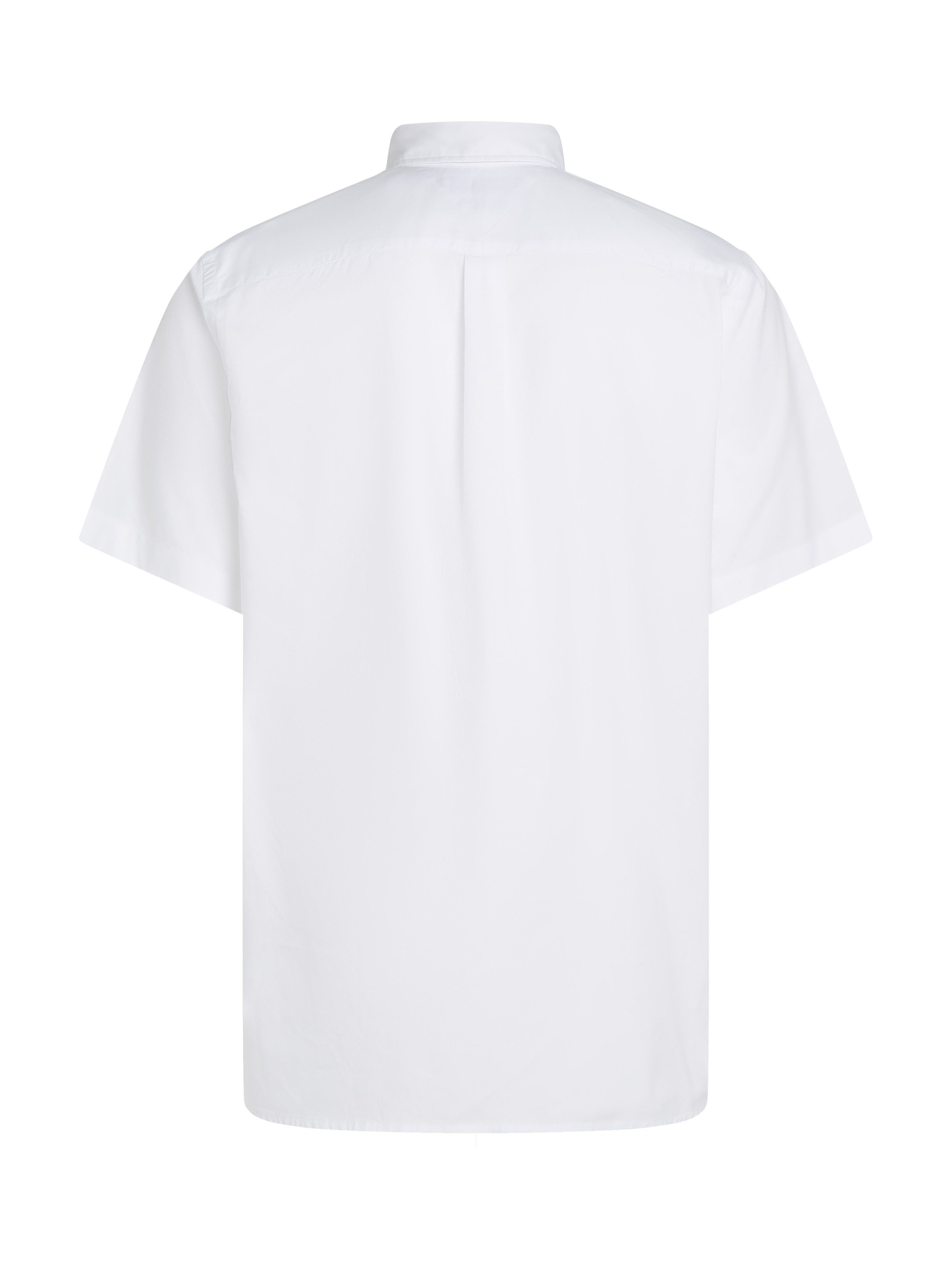 Tommy Hilfiger Overhemd met korte mouwen FLEX POPLIN SOLID S/S SHIRT