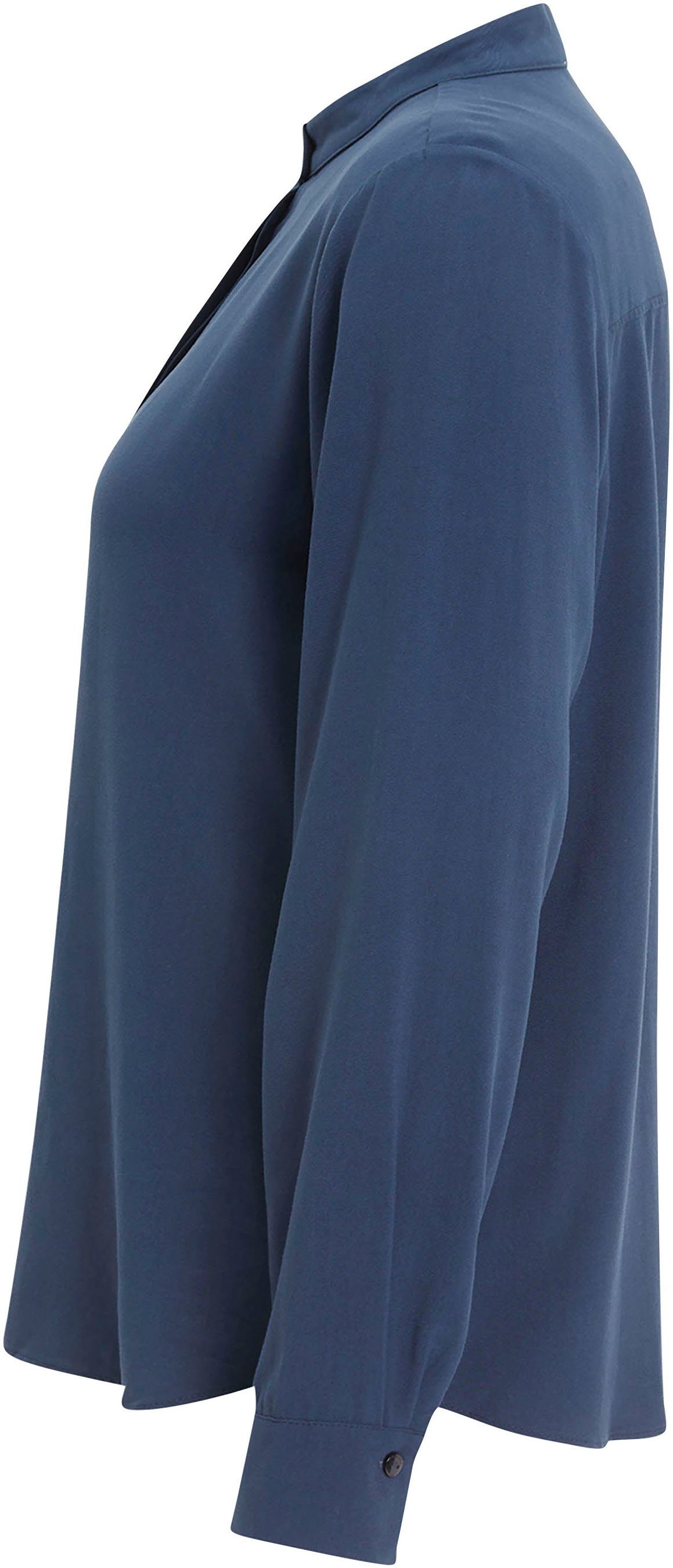 Tamaris Blouse met lange mouwen met lichte, staande kraag