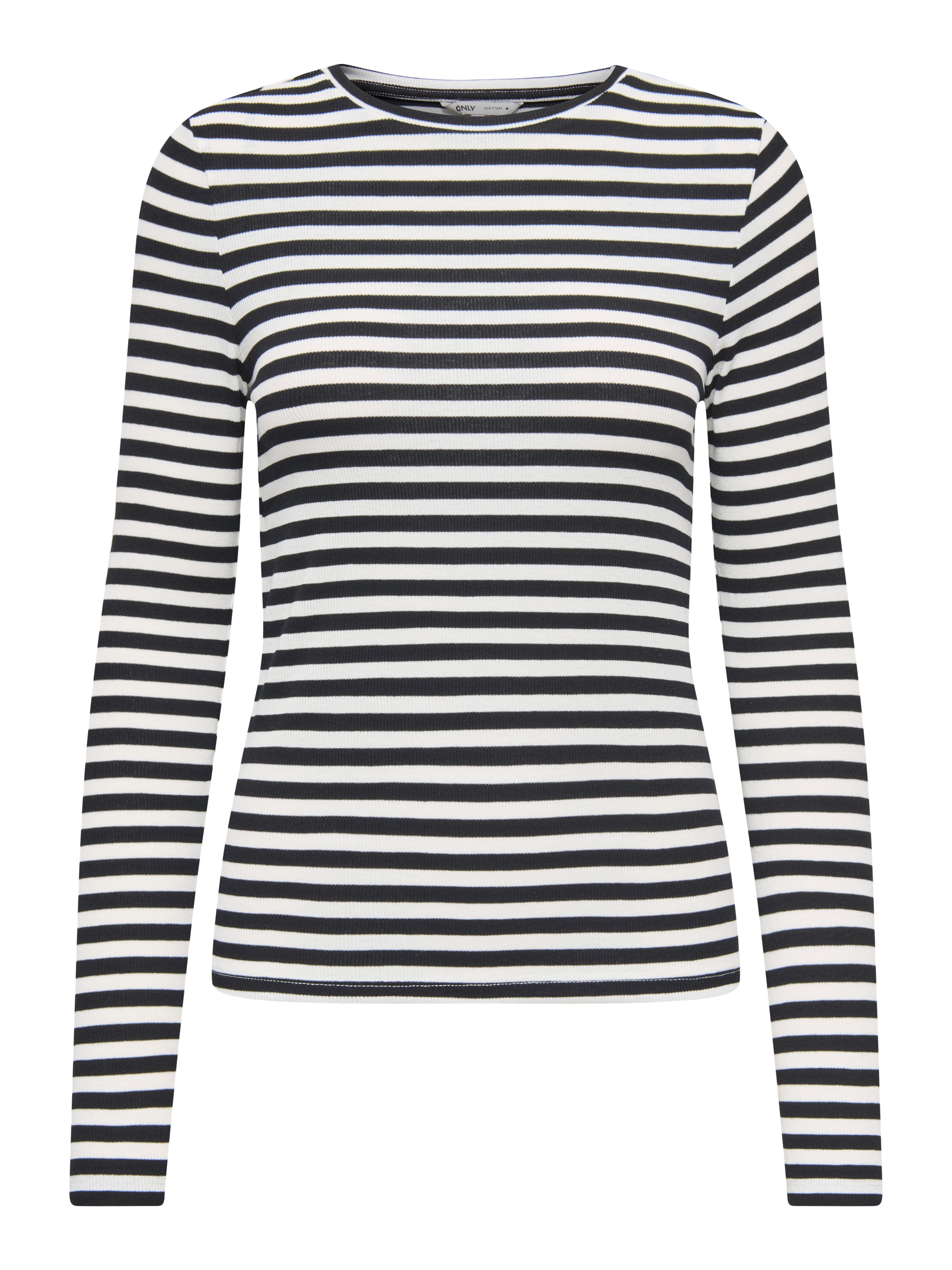 Only Shirt met lange mouwen ONLMAI STRIPE L/S TOP JRS NOOS