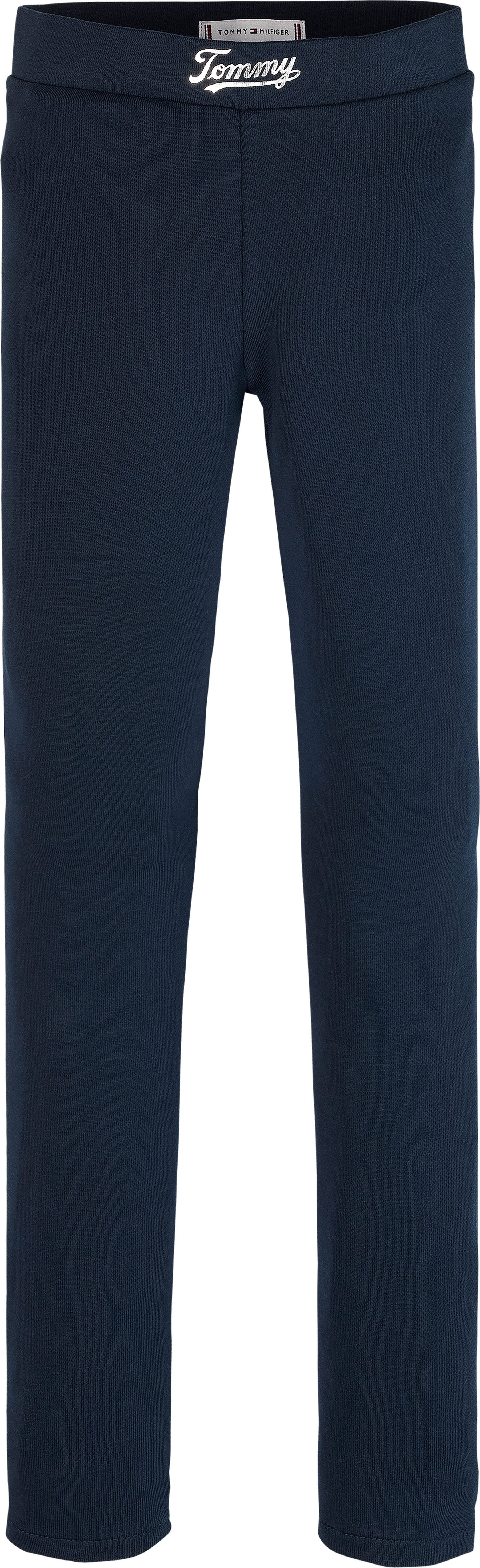 Tommy Hilfiger Legging voor kinderen tot 16 jaar, met logo-opdruk
