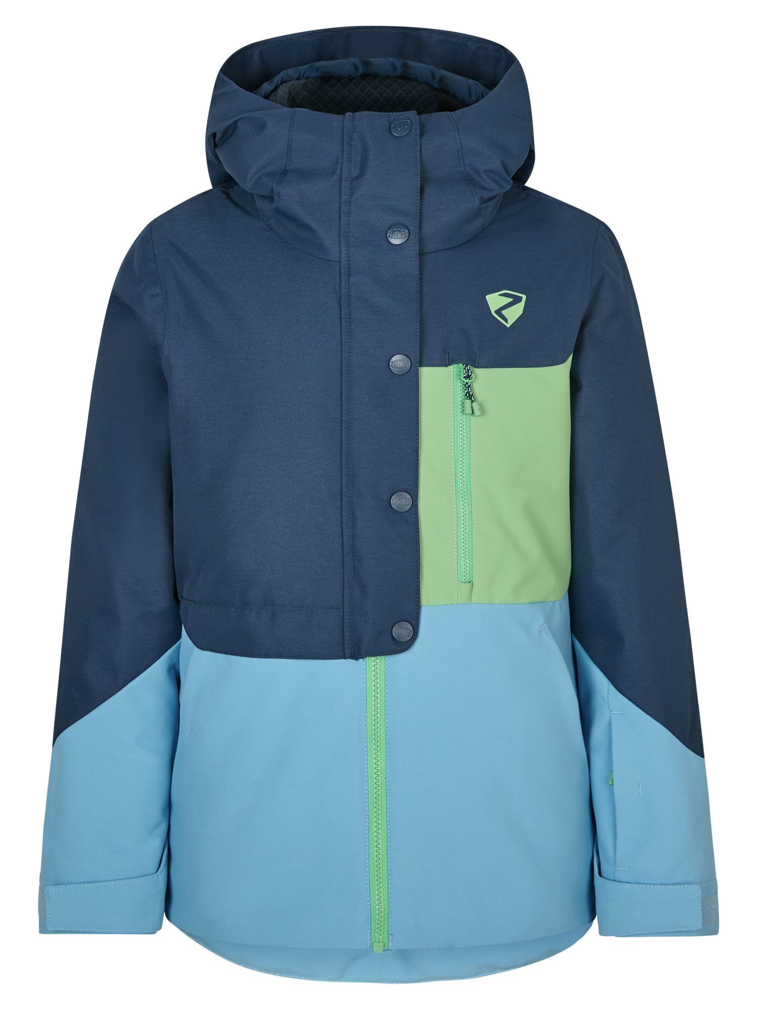 Ziener Ski-jack AYREEN meisjes jassen maat 176 blauw
