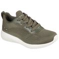 skechers sneakers bobs squad - tough talk in tricot-look groen