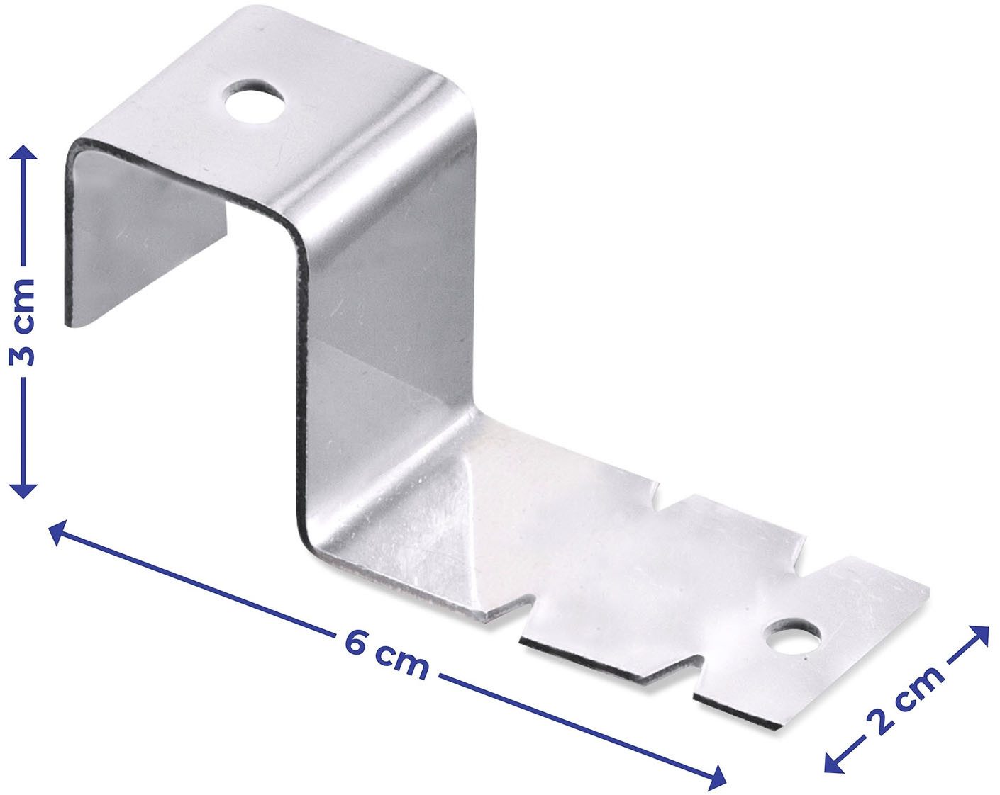 Maximex Raamhaak Set van 8 voor ophangen aan ramen & deuren, voor frames tot 1,8 cm, roestvrij staal (set, 8 stuks)
