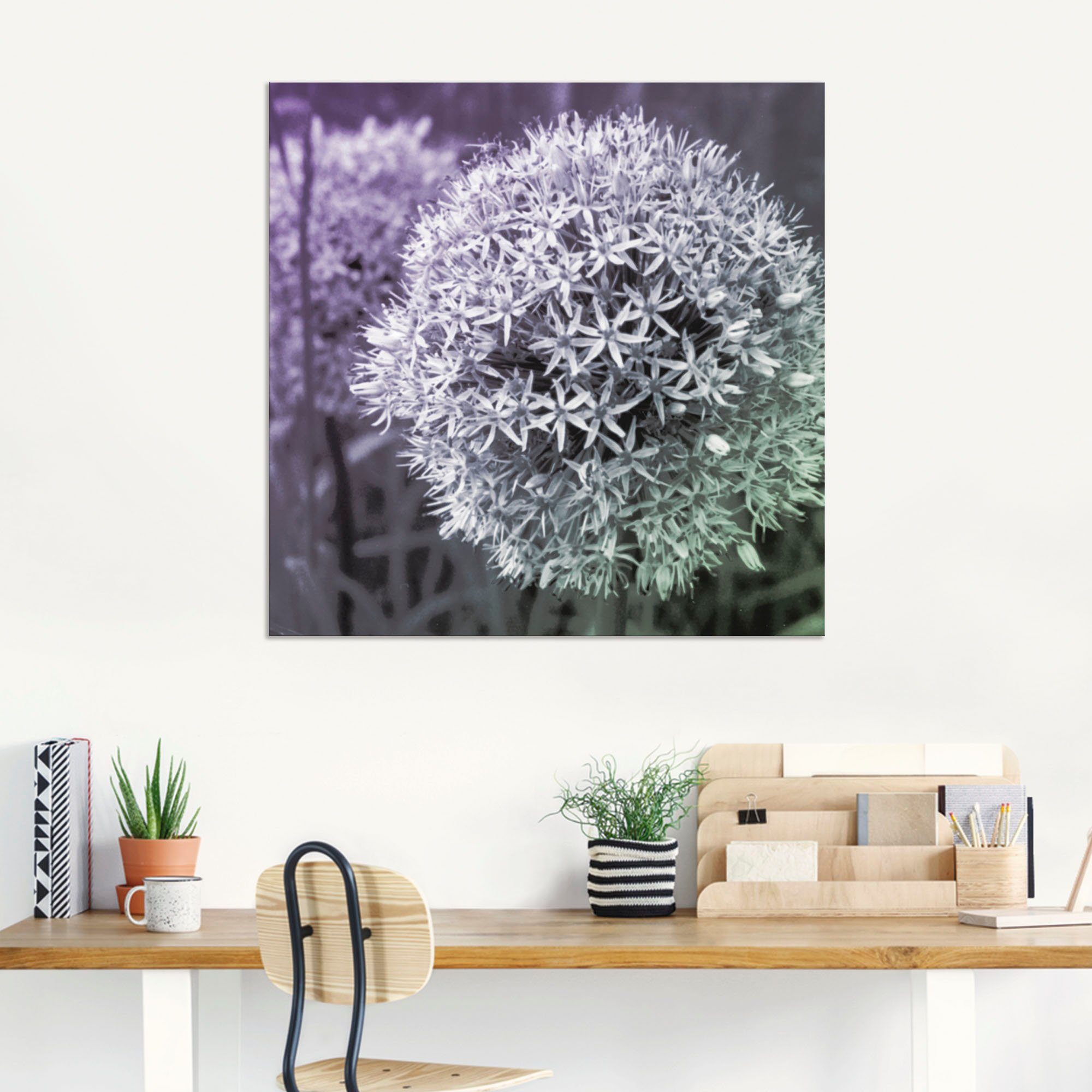 Artland Artprint Paars Sensatie I als artprint van aluminium, artprint voor buiten, artprint op linnen, poster, muursticker