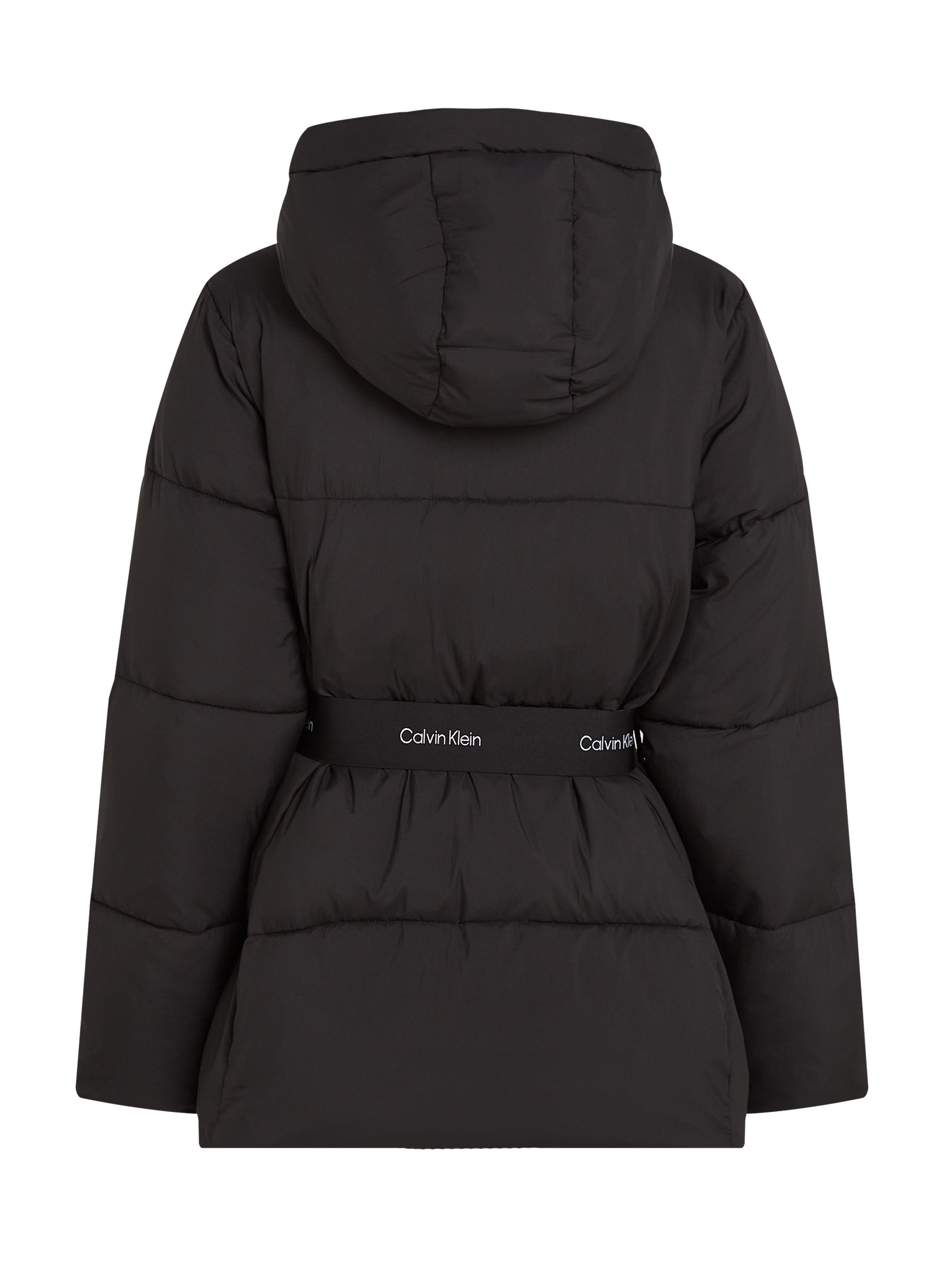 Calvin Klein Gewatteerde jas LOGO BELT SHORT PUFFER