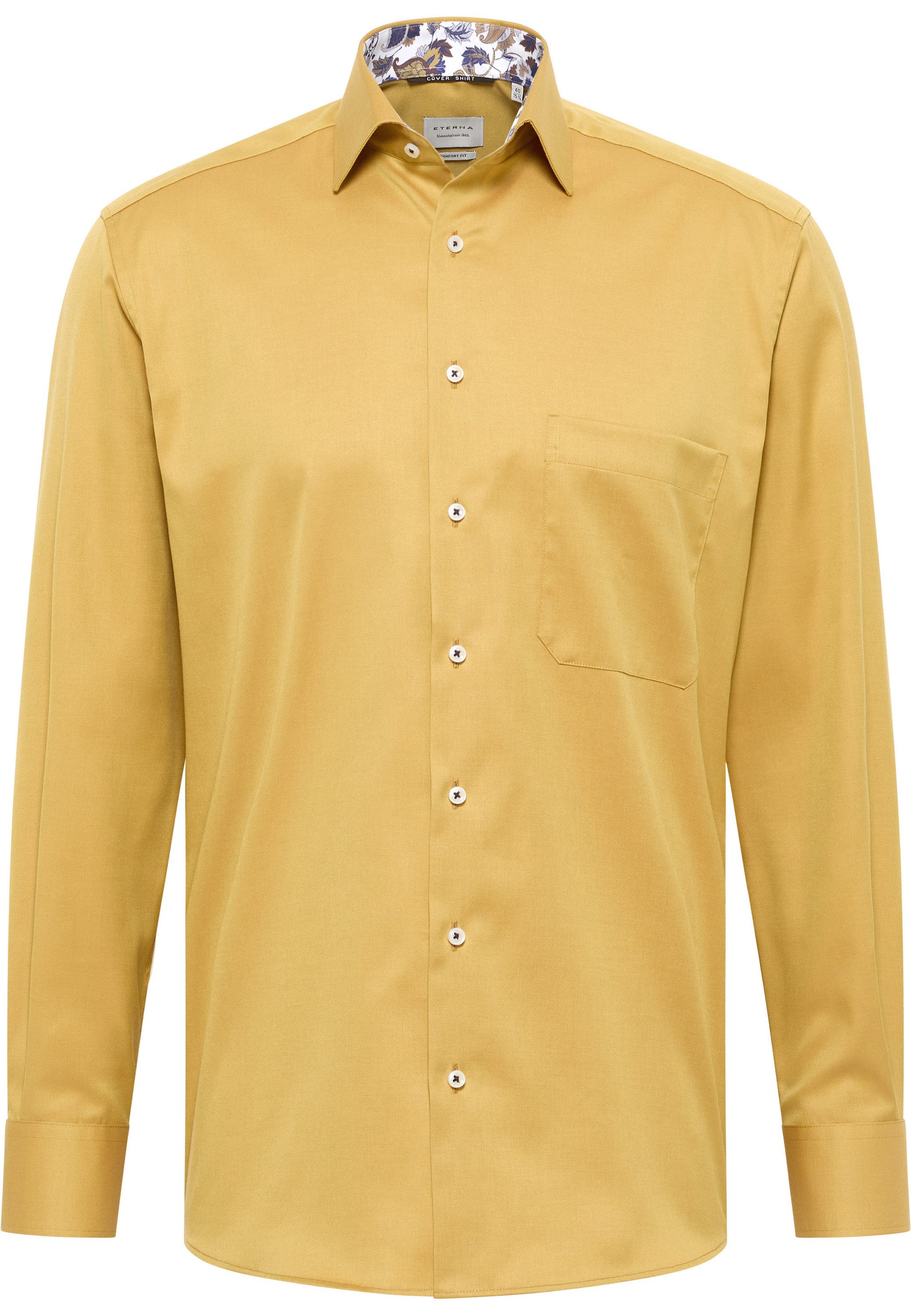 Eterna Overhemd met lange mouwen Comfort fit NON IRON (strijkvrij)