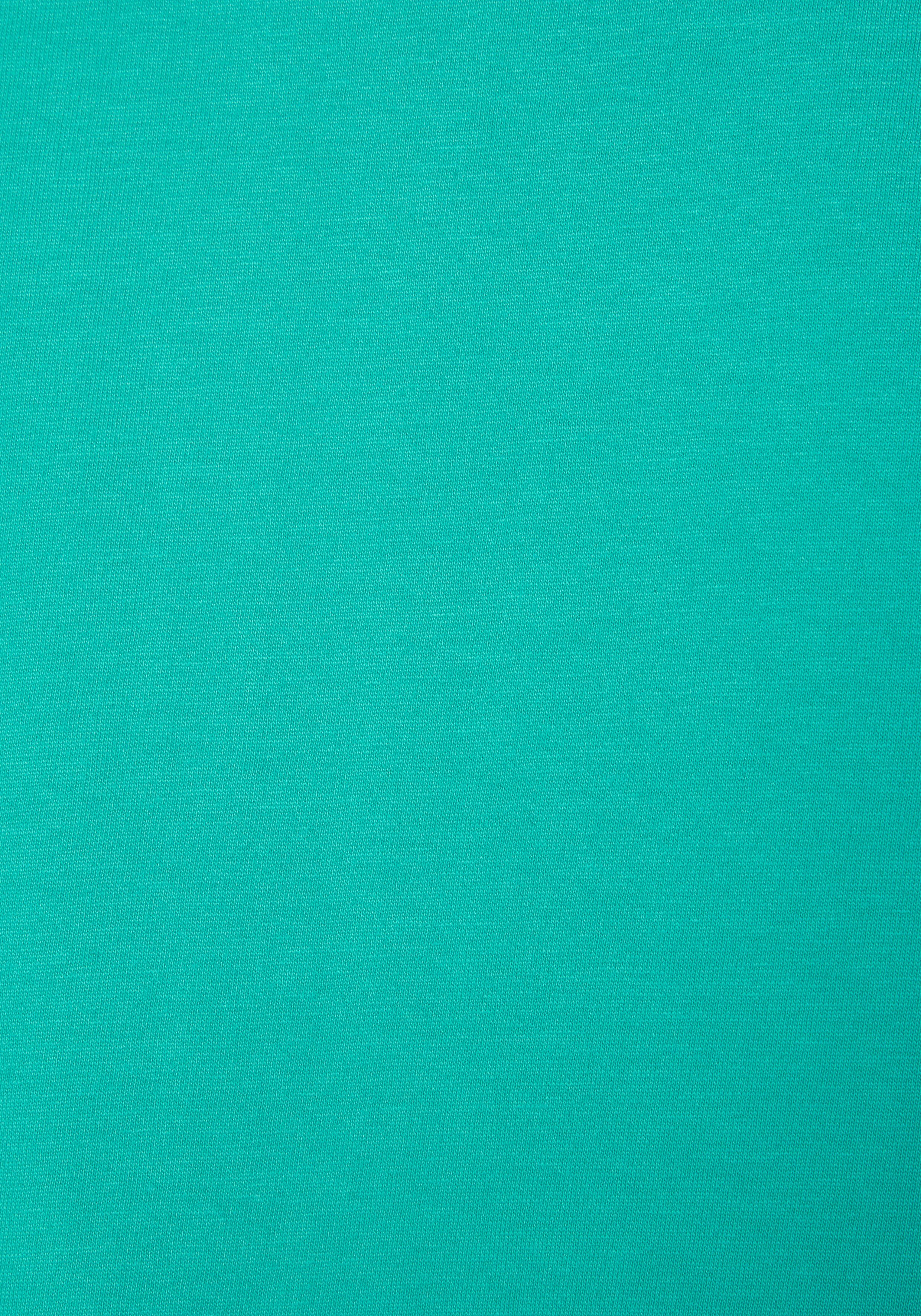 Lascana Shirt met korte mouwen Met glinsterend strass-ontwerp op de arm