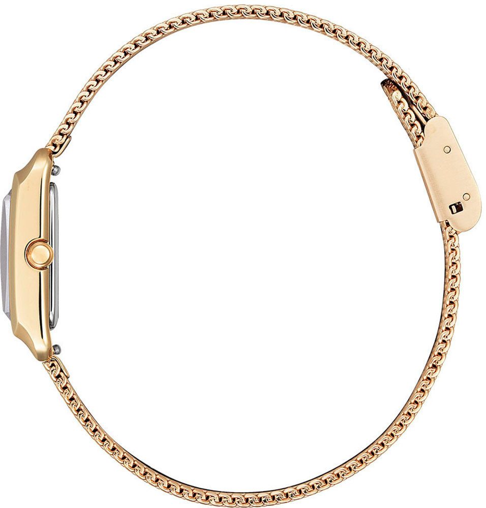 Citizen Solarhorloge Polshorloge, dameshorloge, roestvrijstalen armband, saffierglas (set, 2-delig, Met wisselband)