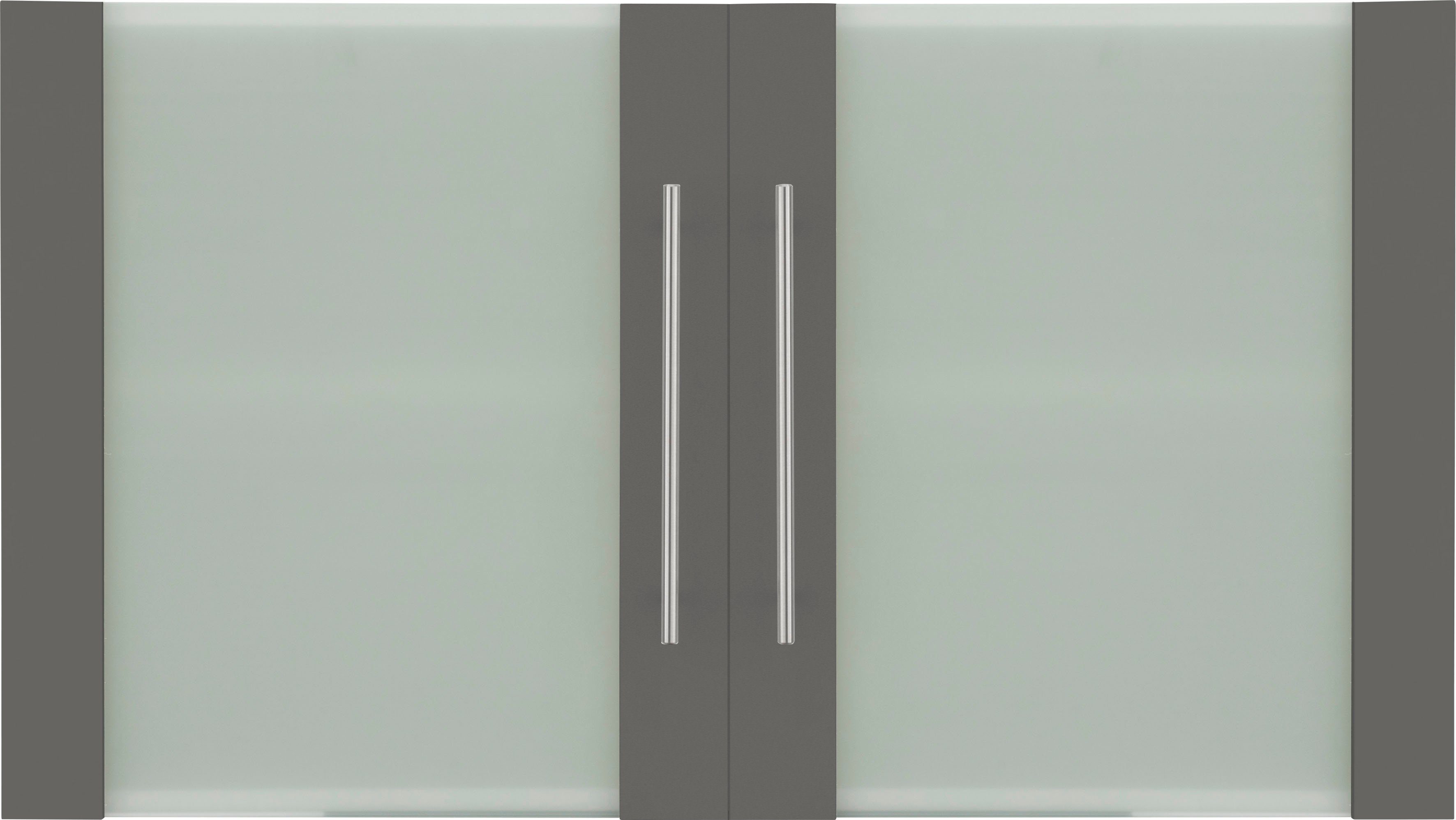 wiho Küchen Hangend kastje met glasdeur Unna Front met glasinzet