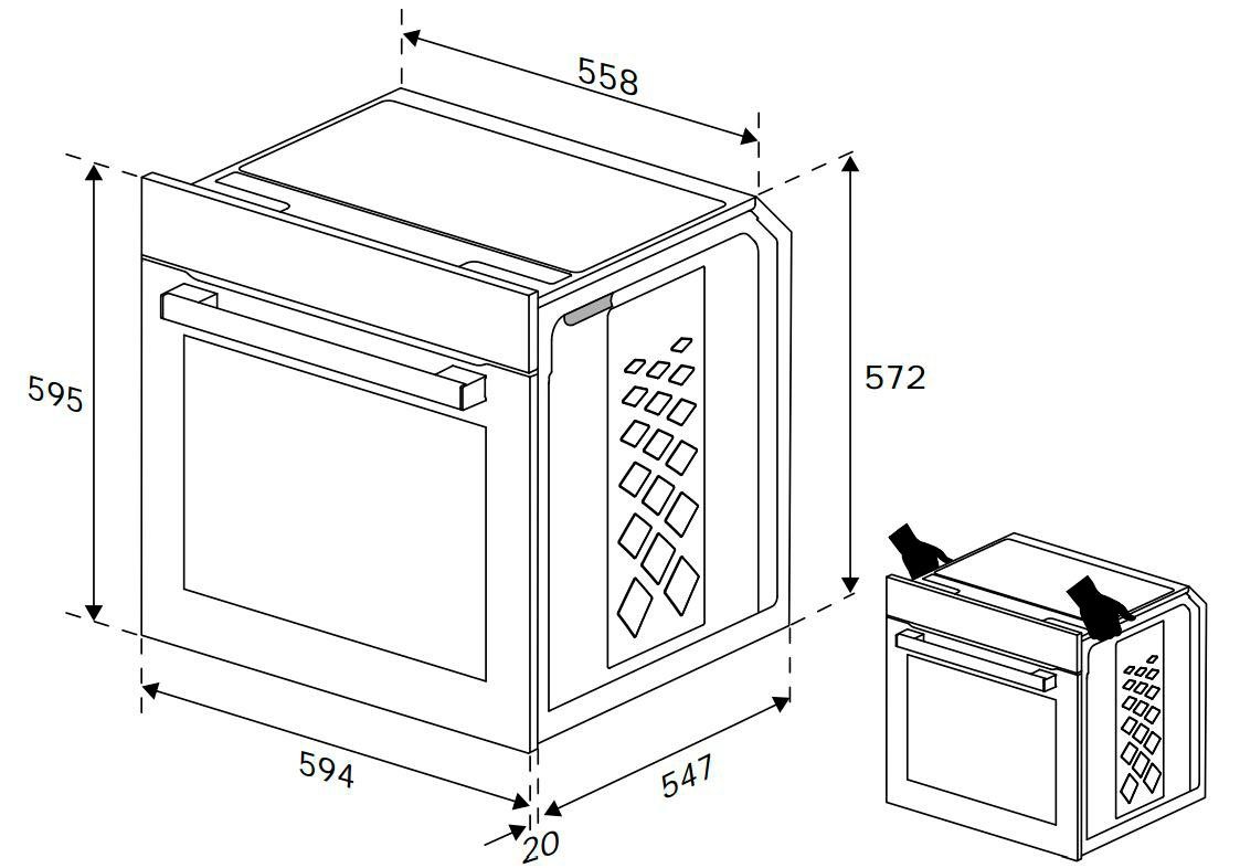 BEKO Inbouwoven BBIM12300X