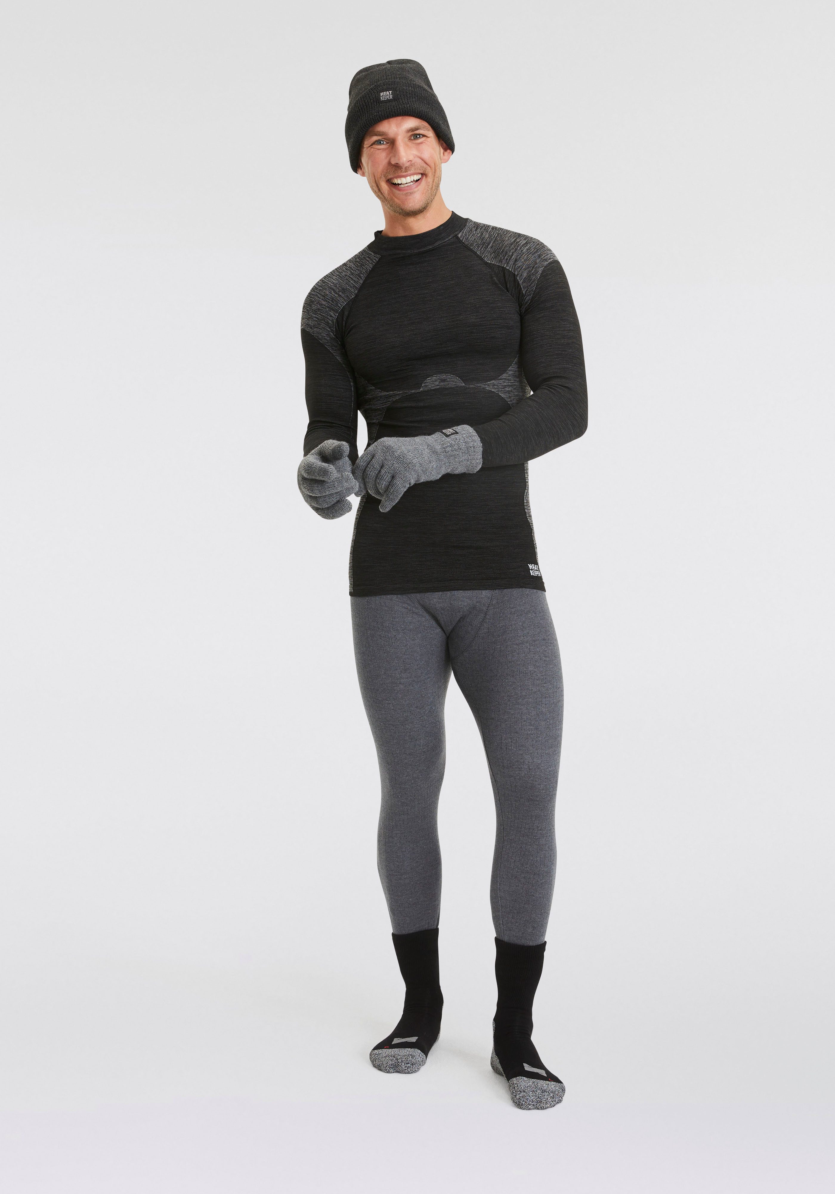 HEAT keeper Thermo-onderhemd Thermo shirt met lange mouwen