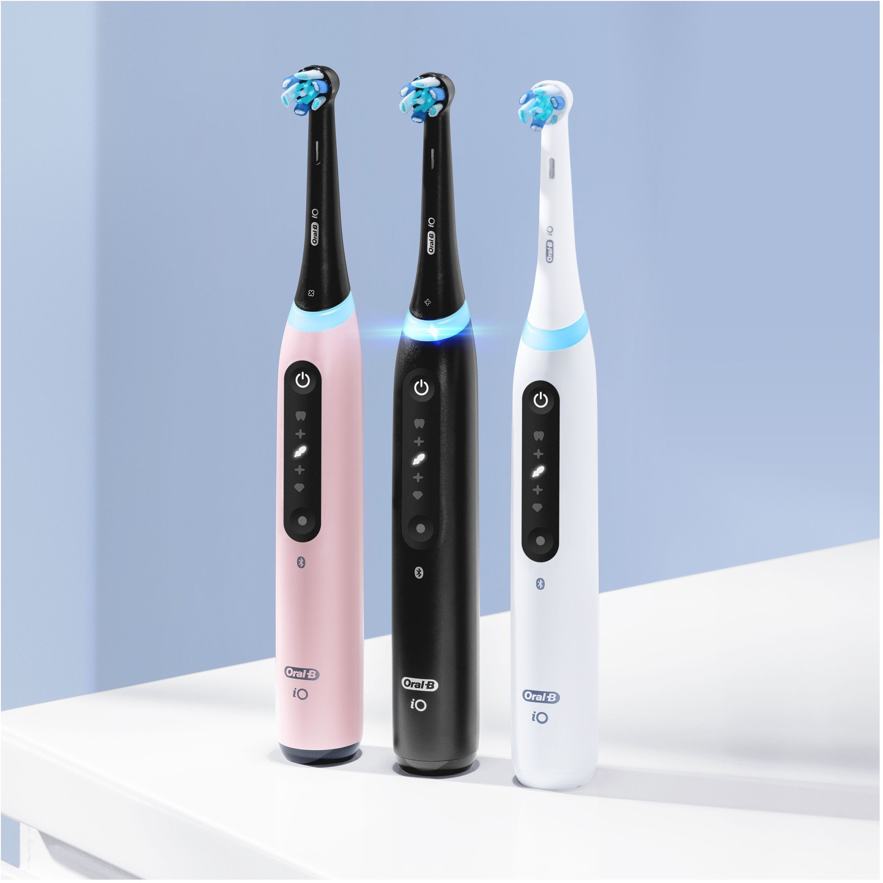 Oral B Elektrische tandenborstel IO 5 met magnet technologie, led-display, 5 reinigingsstanden, reisetui